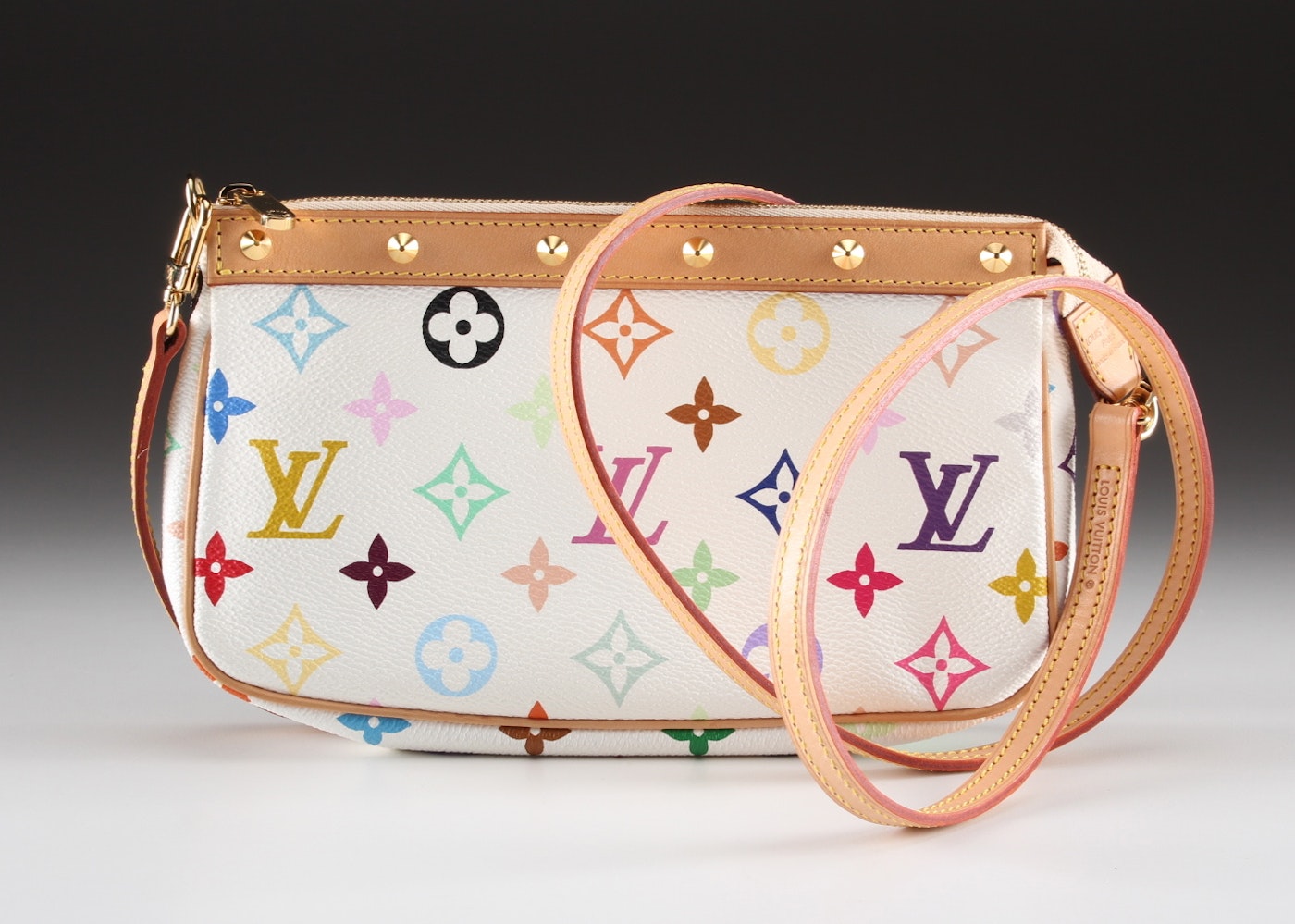Louis Vuitton Multi-Color Monogram Canvas Pochette Bag/Wristlet | EBTH