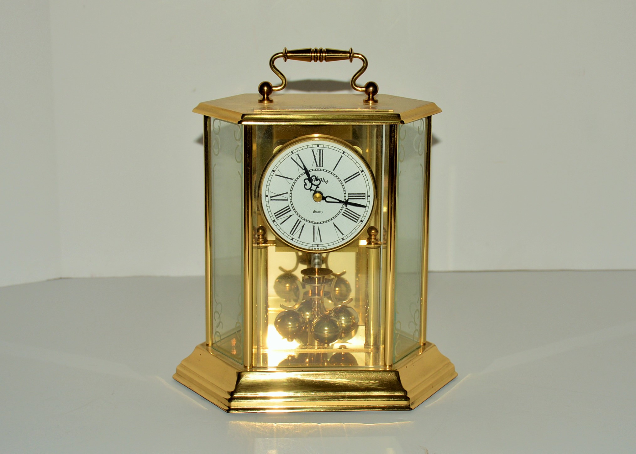 Bulova Torsion Pendulum Carriage Clock EBTH