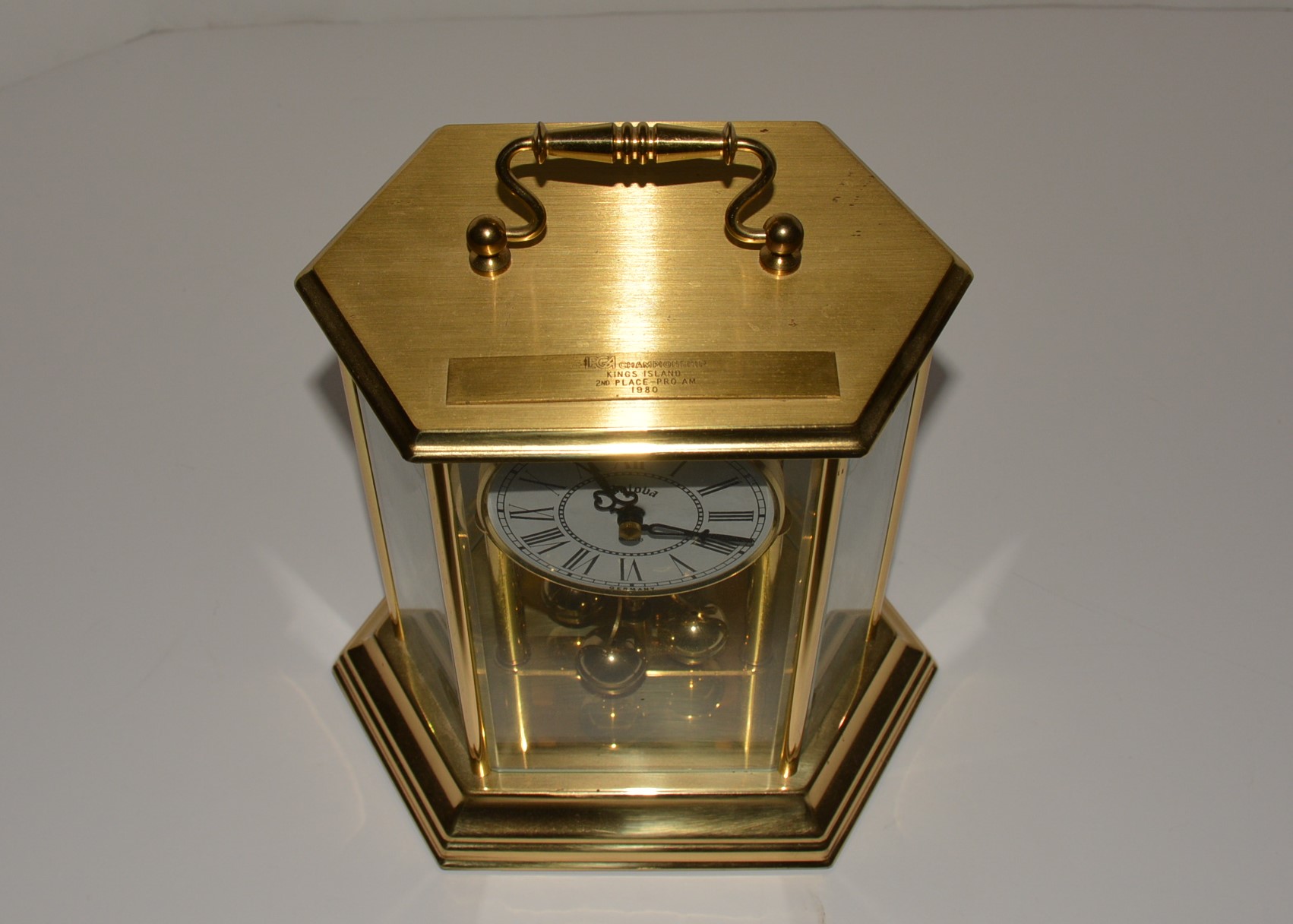 Bulova Torsion Pendulum Carriage Clock EBTH