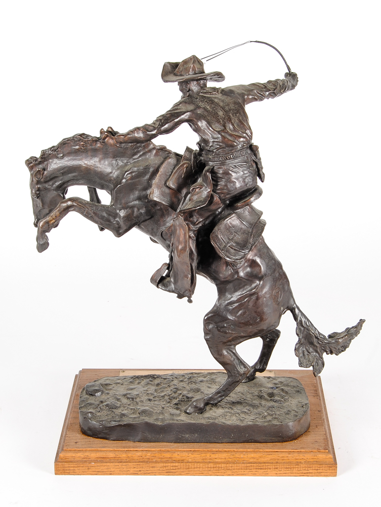"Bronco Buster" Bronze Recast by Frederick Remington EBTH