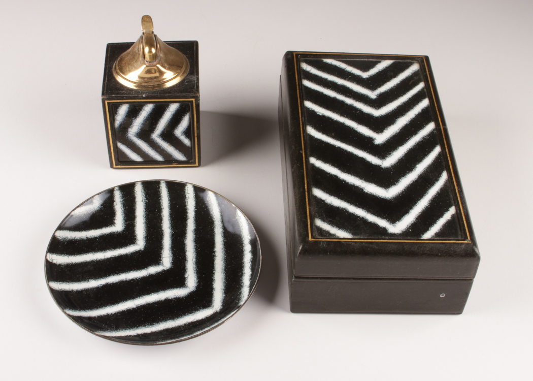Zebra Print Desk Accessories Ebth