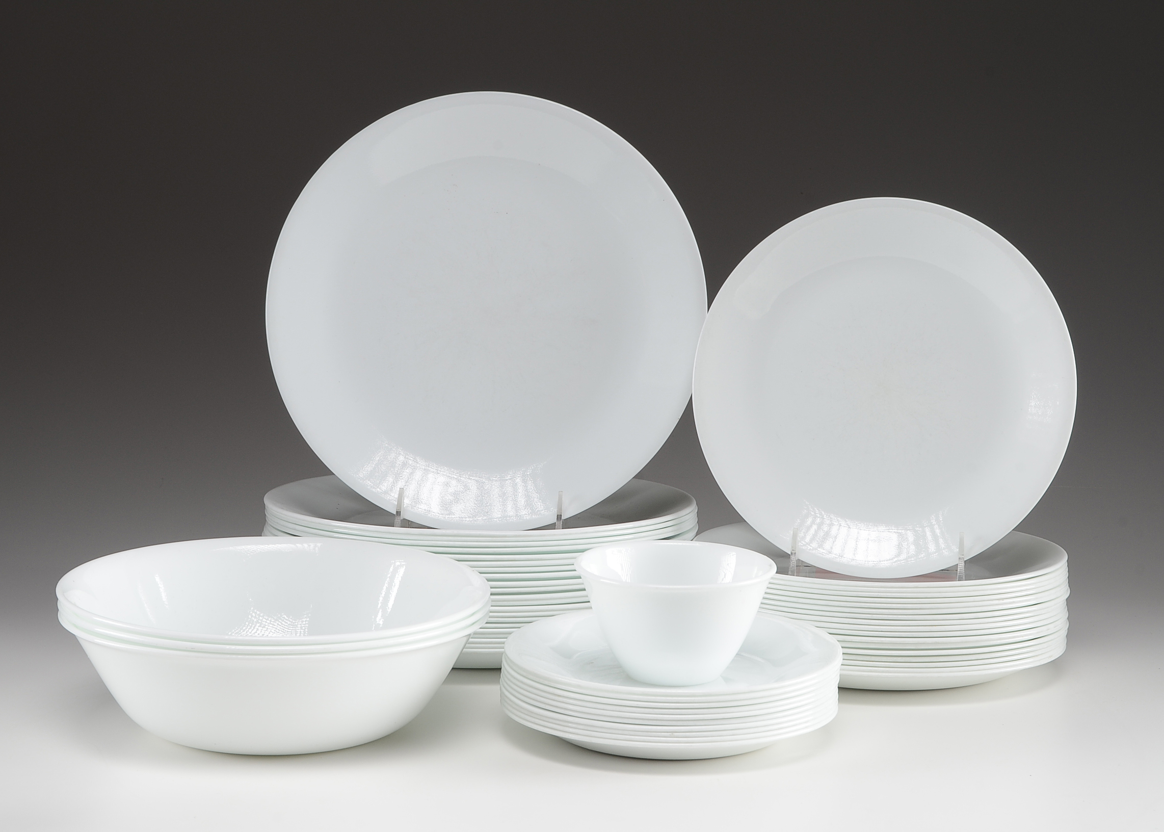 Set of Corelle Dishes and Assorted Serving Dishes EBTH