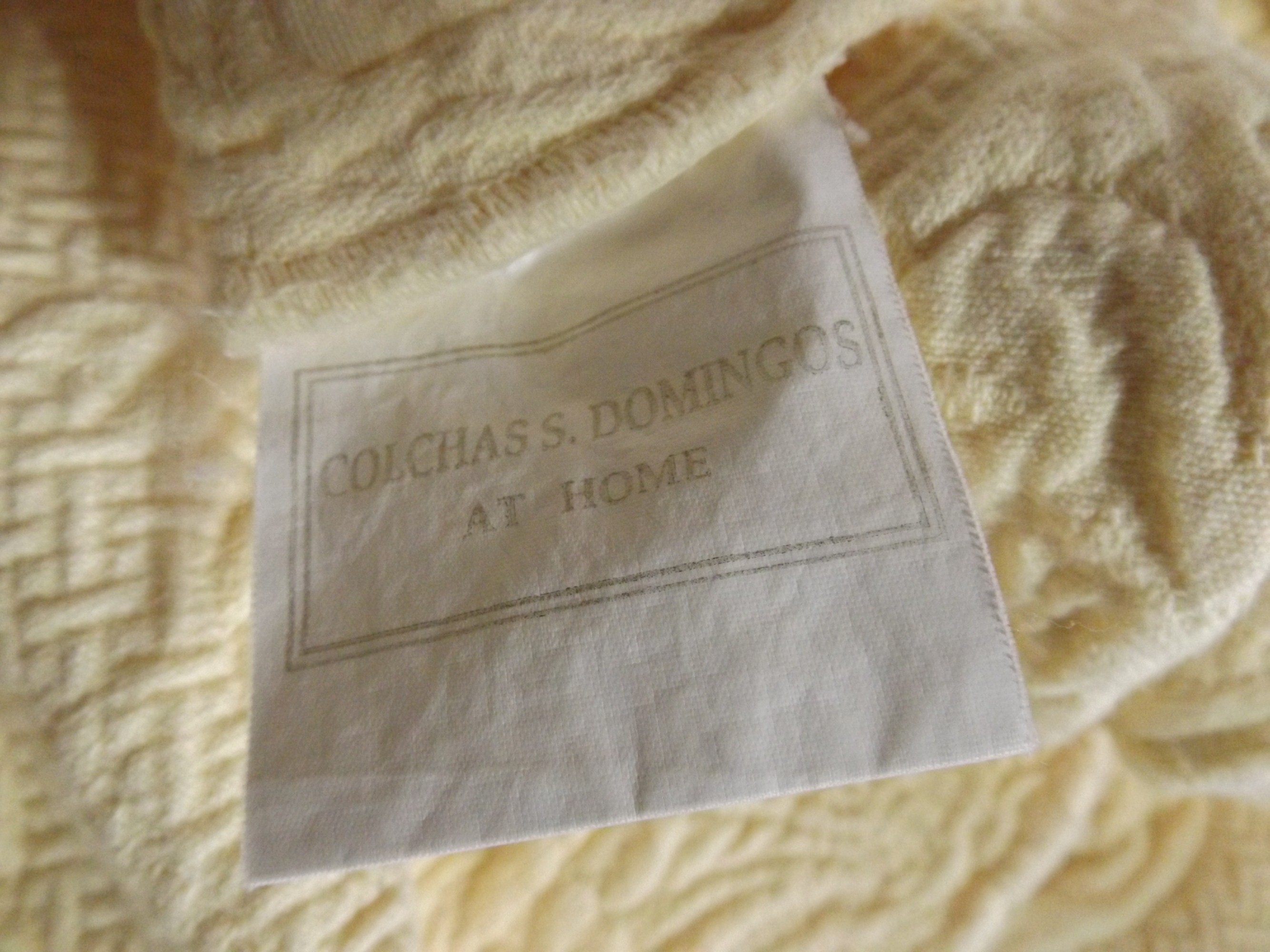 Portuguese Cotton Matelasse Coverlet and Shams EBTH