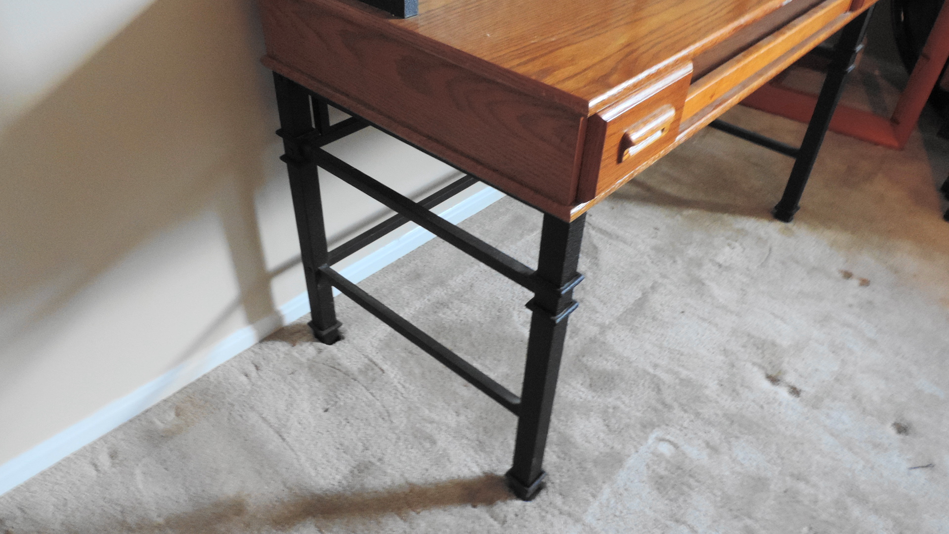 Computer Desk With Overhead Shelf EBTH