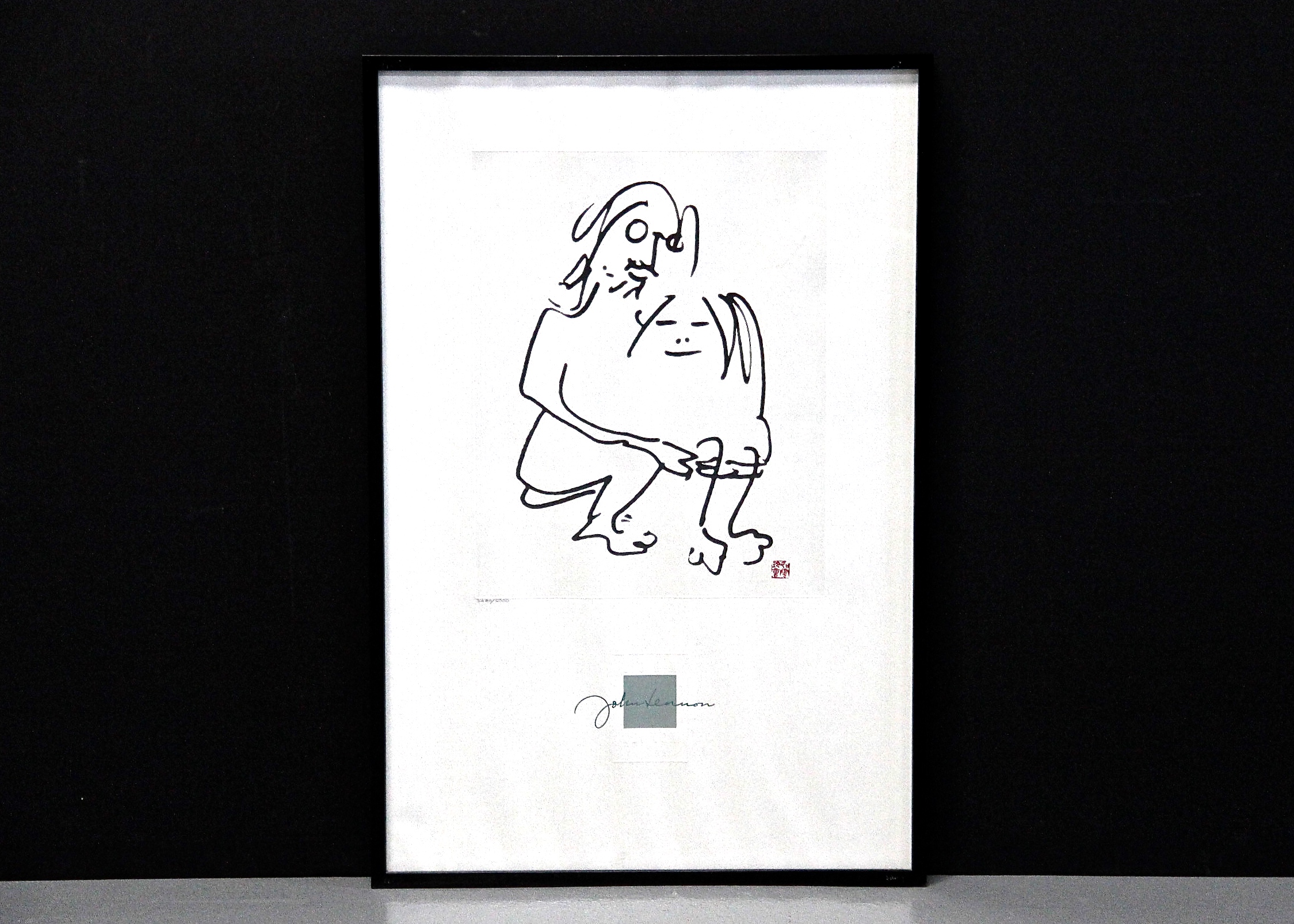 John Lennon "Bag One" Limited Lithograph Print EBTH