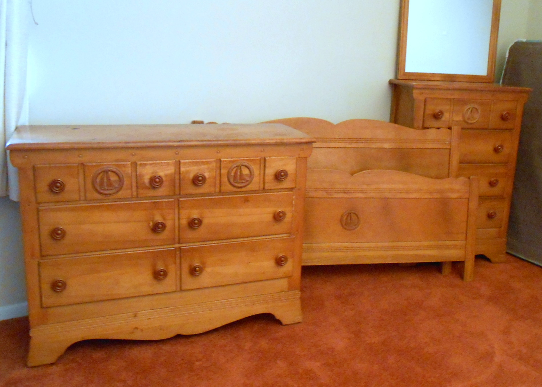 Vintage Maple Bedroom Set