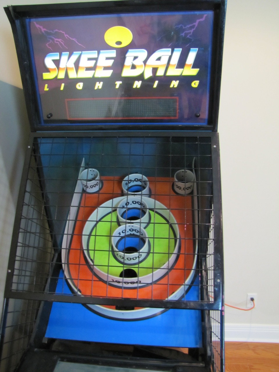 Skee Ball Lightning Arcade Game EBTH