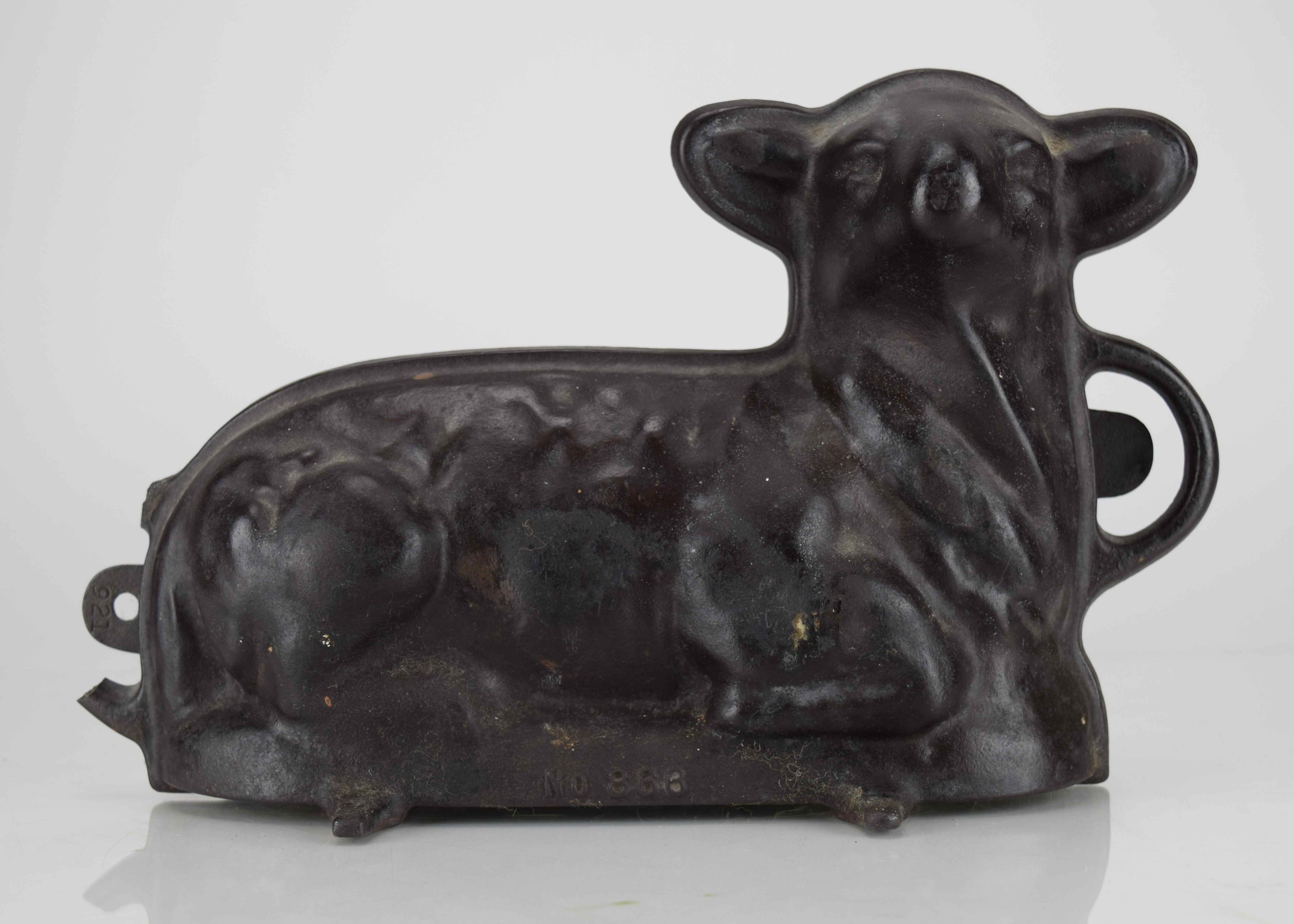 Cast Iron Lamb Cake Mold EBTH