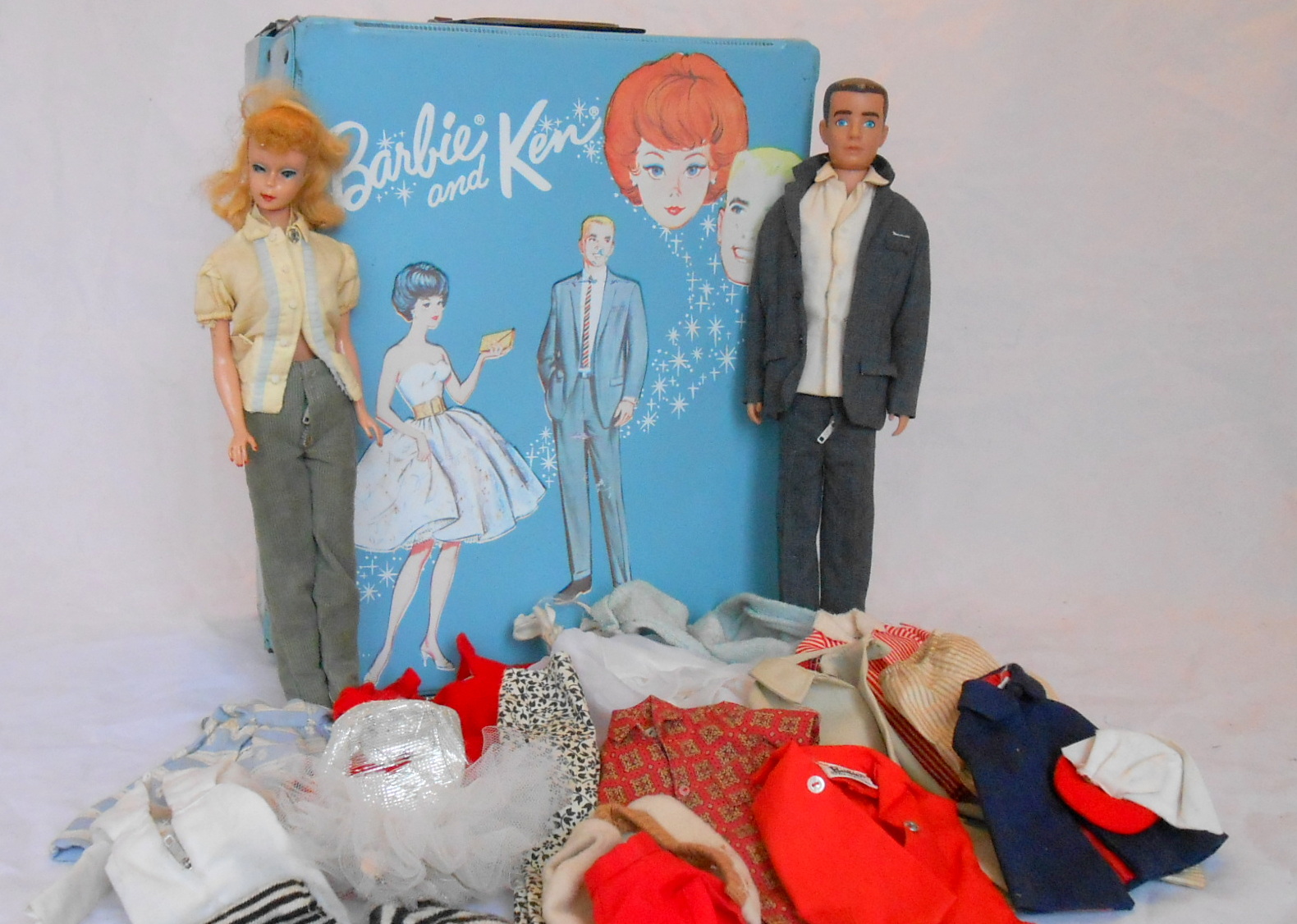 vintage barbie and ken dolls