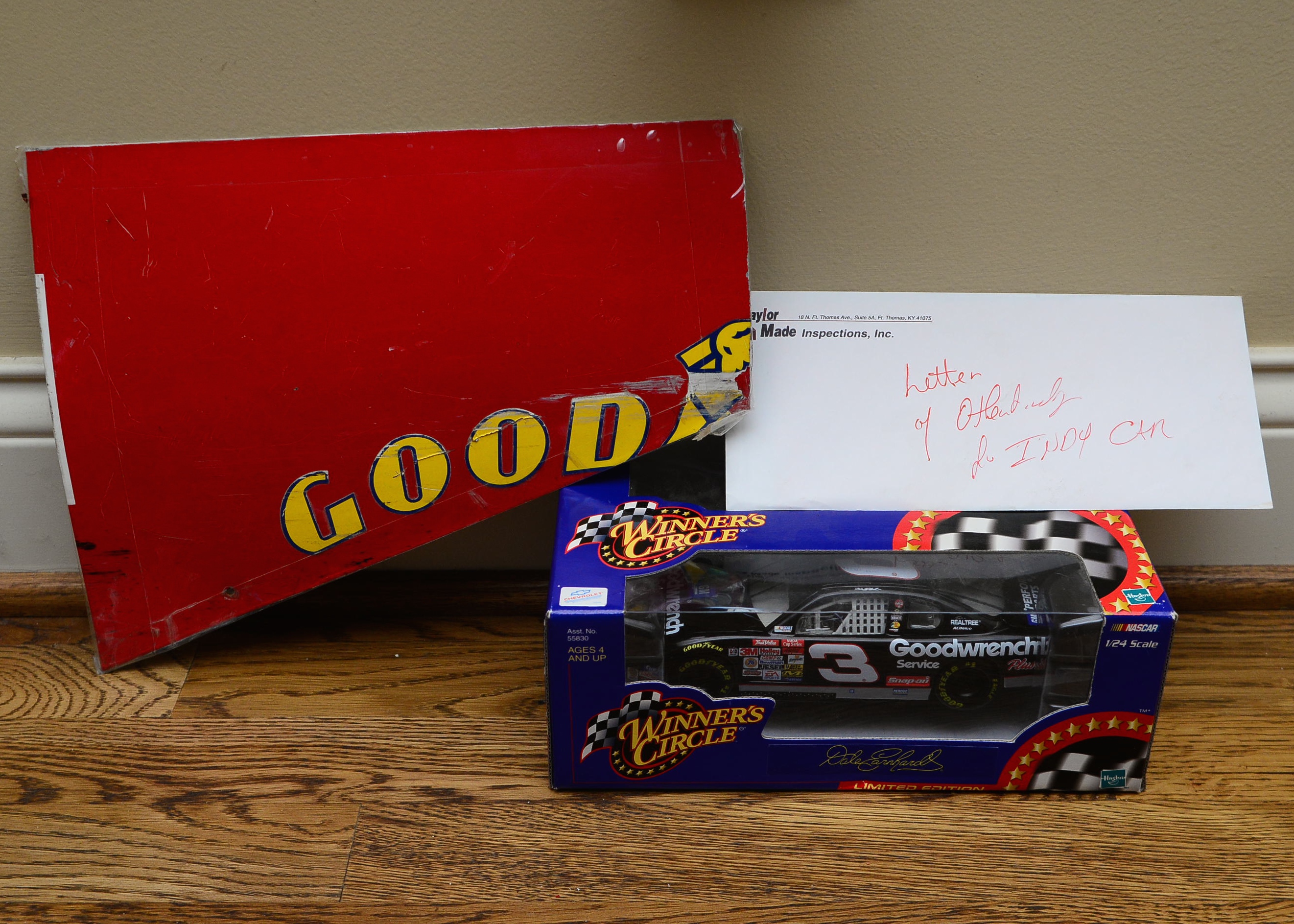 Authentic Piece of Dale Earnhardt's Race Car "Tasmanian Devil" | EBTH