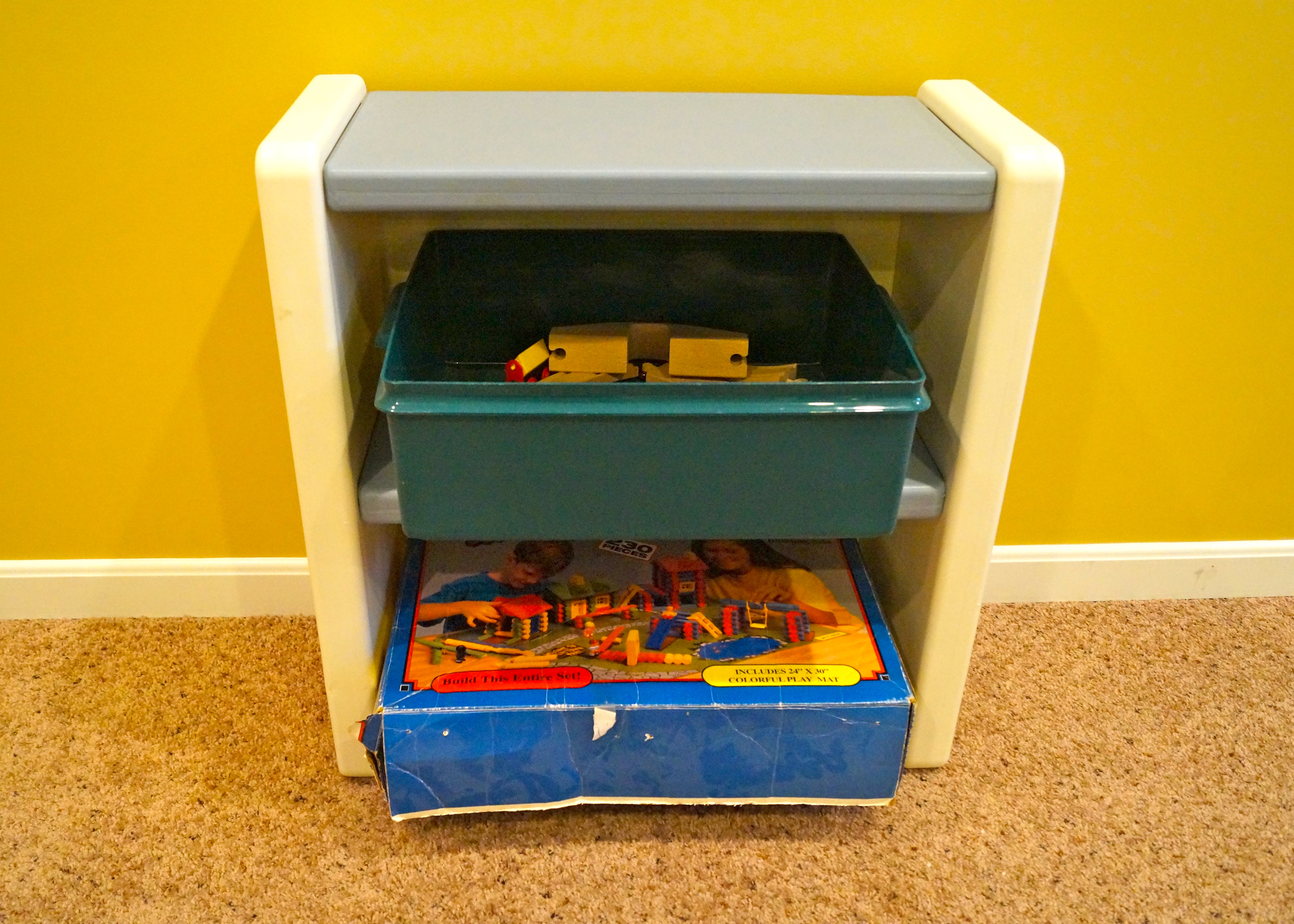 Little Tikes Shelf, Play Town Blocks and Trains EBTH