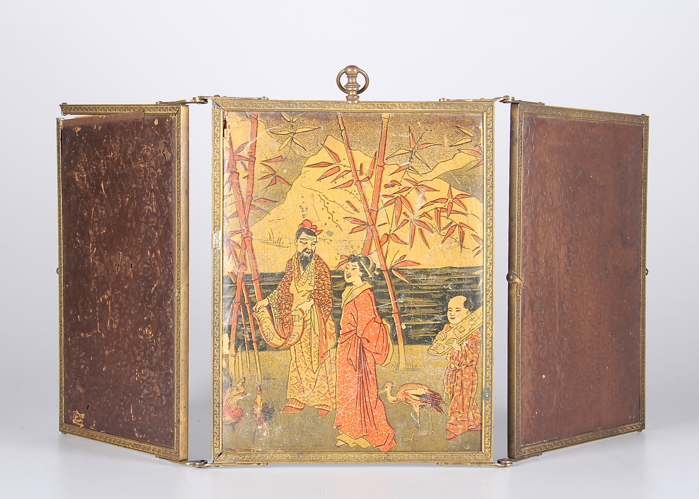 Antique TriFold Dressing Table Mirror EBTH