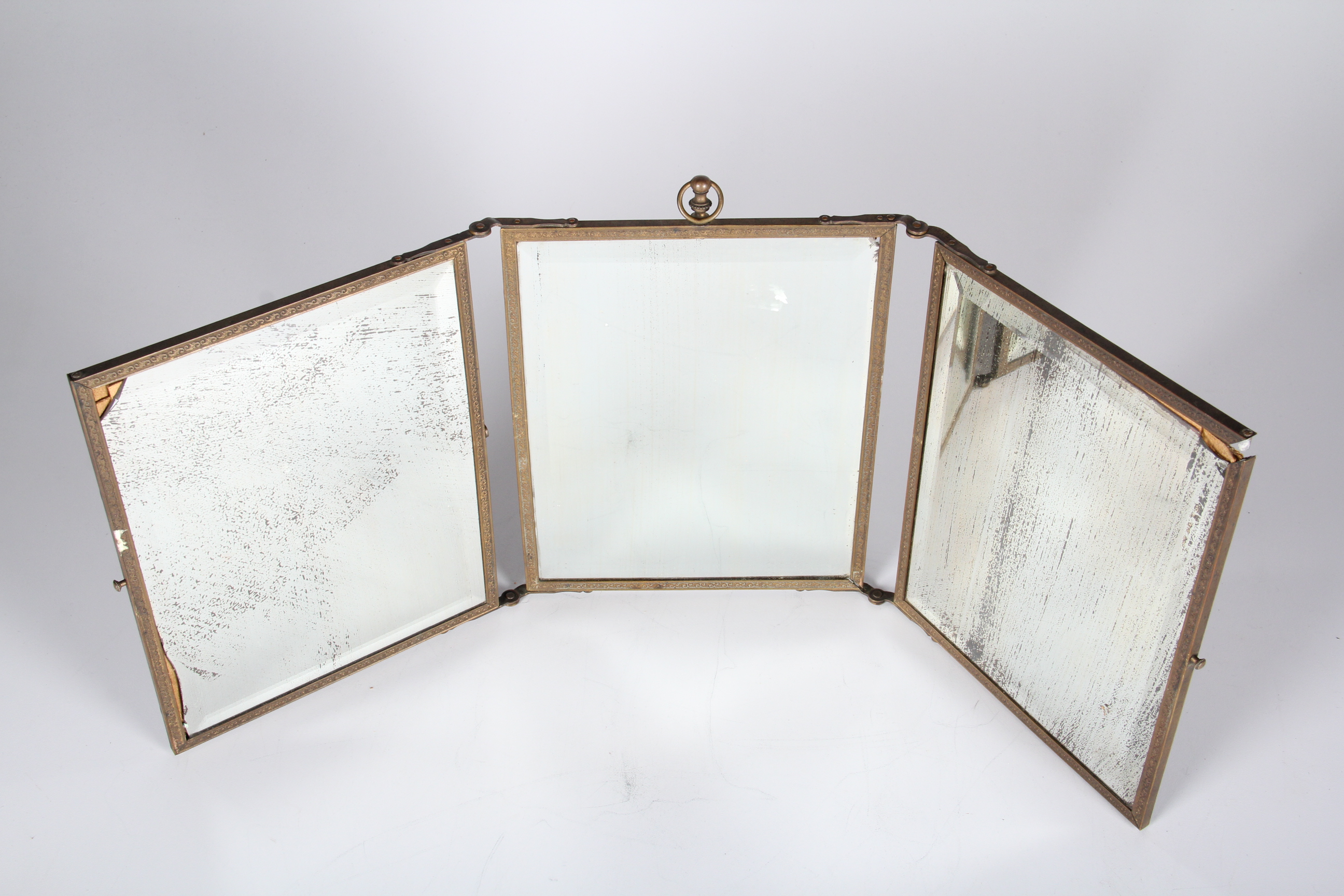 Antique TriFold Dressing Table Mirror EBTH