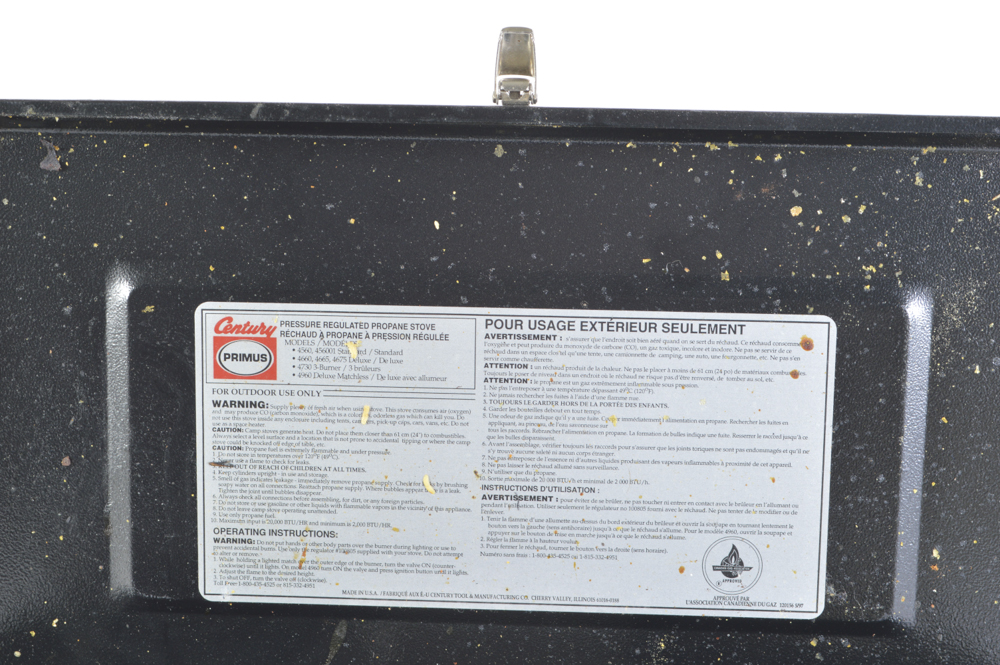 CenturyPrimus Deluxe Propane Camp Stove EBTH