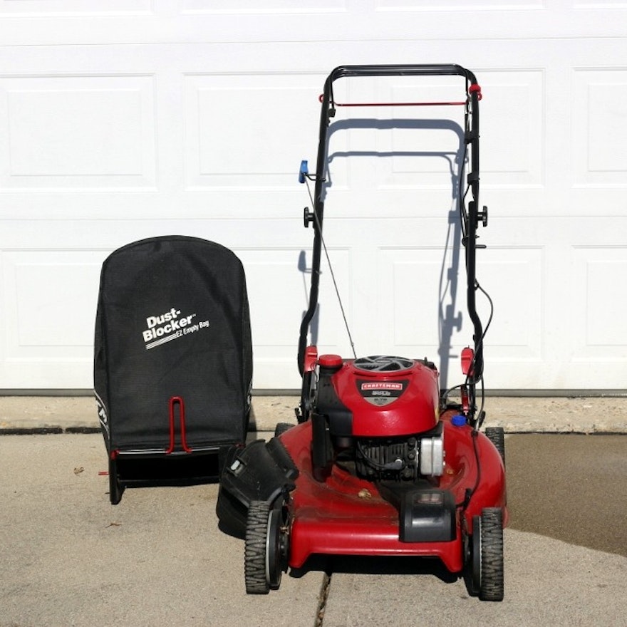 Sears Craftsman Lawn Mower With Attachable Bag Ebth Sears Craftsman Lawn Mower With Attachable Bag