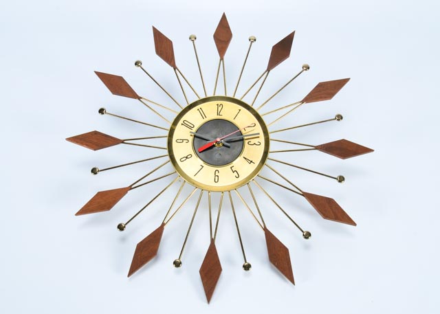 Mid Century Modern Welby Wall Clock EBTH