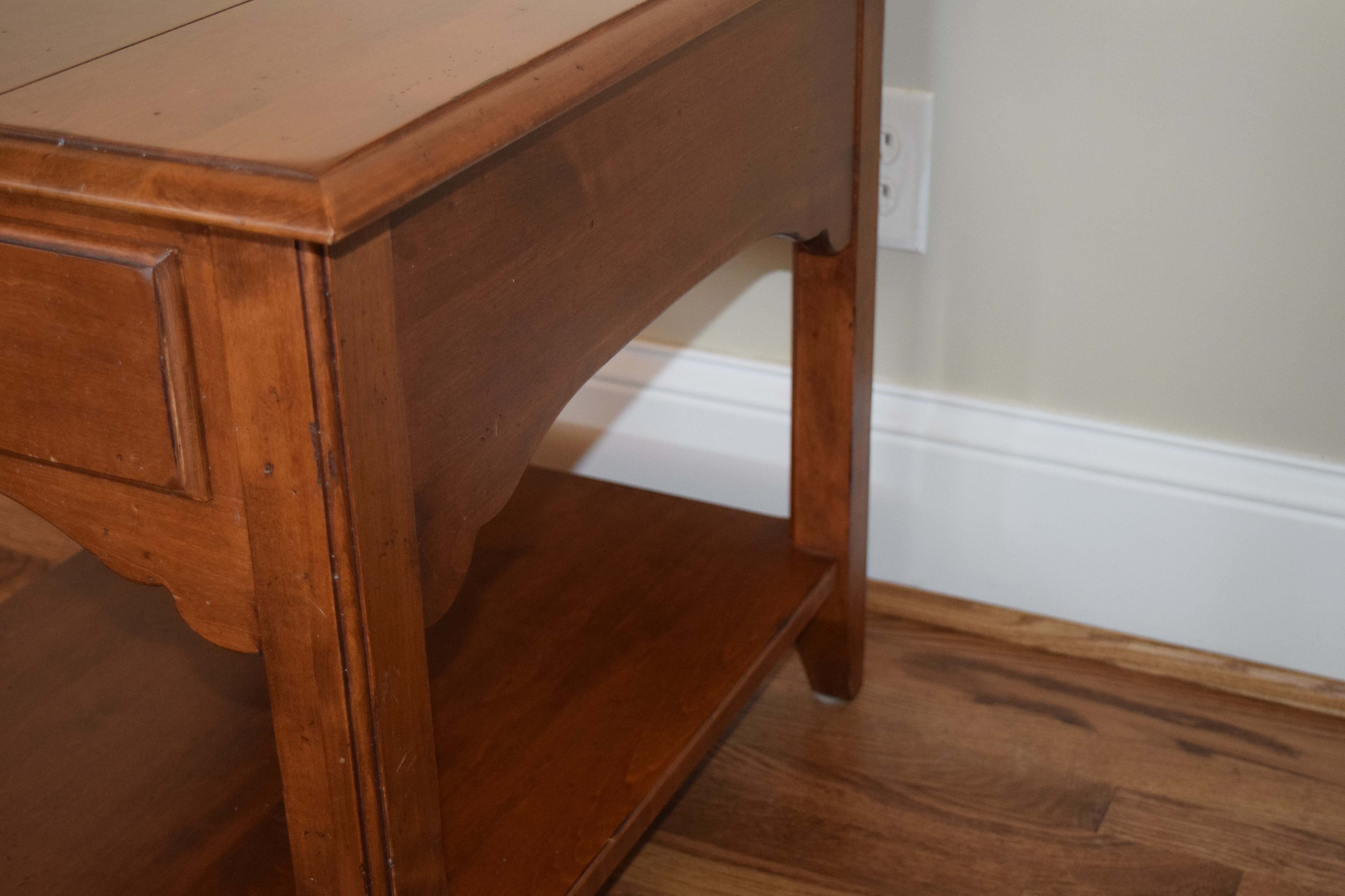 Ethan Allen Cherry End Table 2 EBTH