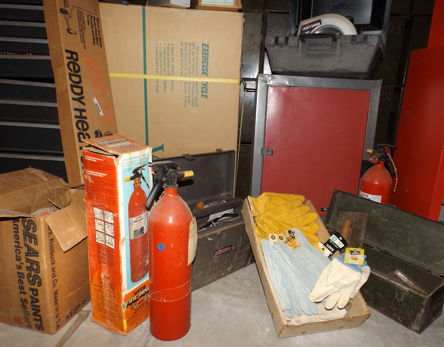 Test Rite Tool Cabinet And Boxes Craftsman Circular Saw Heater