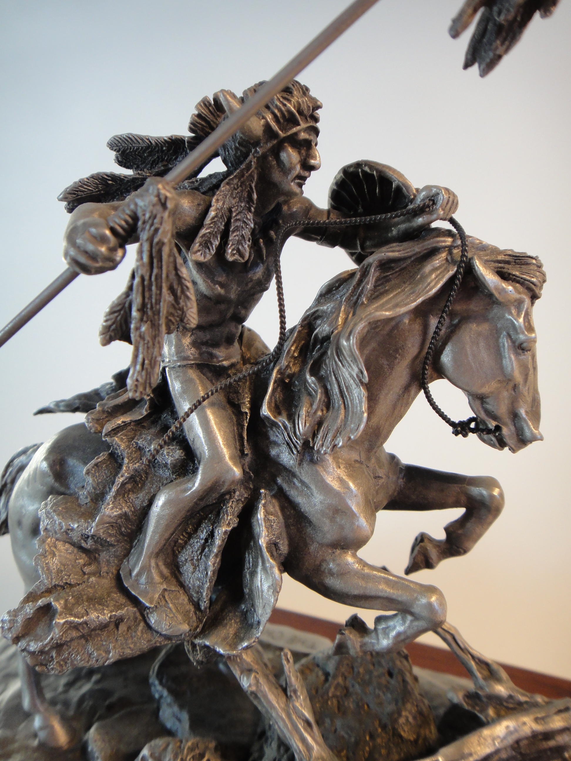 Don Polland's 1973 "The Cheyenne" Pewter Chilmark Sculpture EBTH