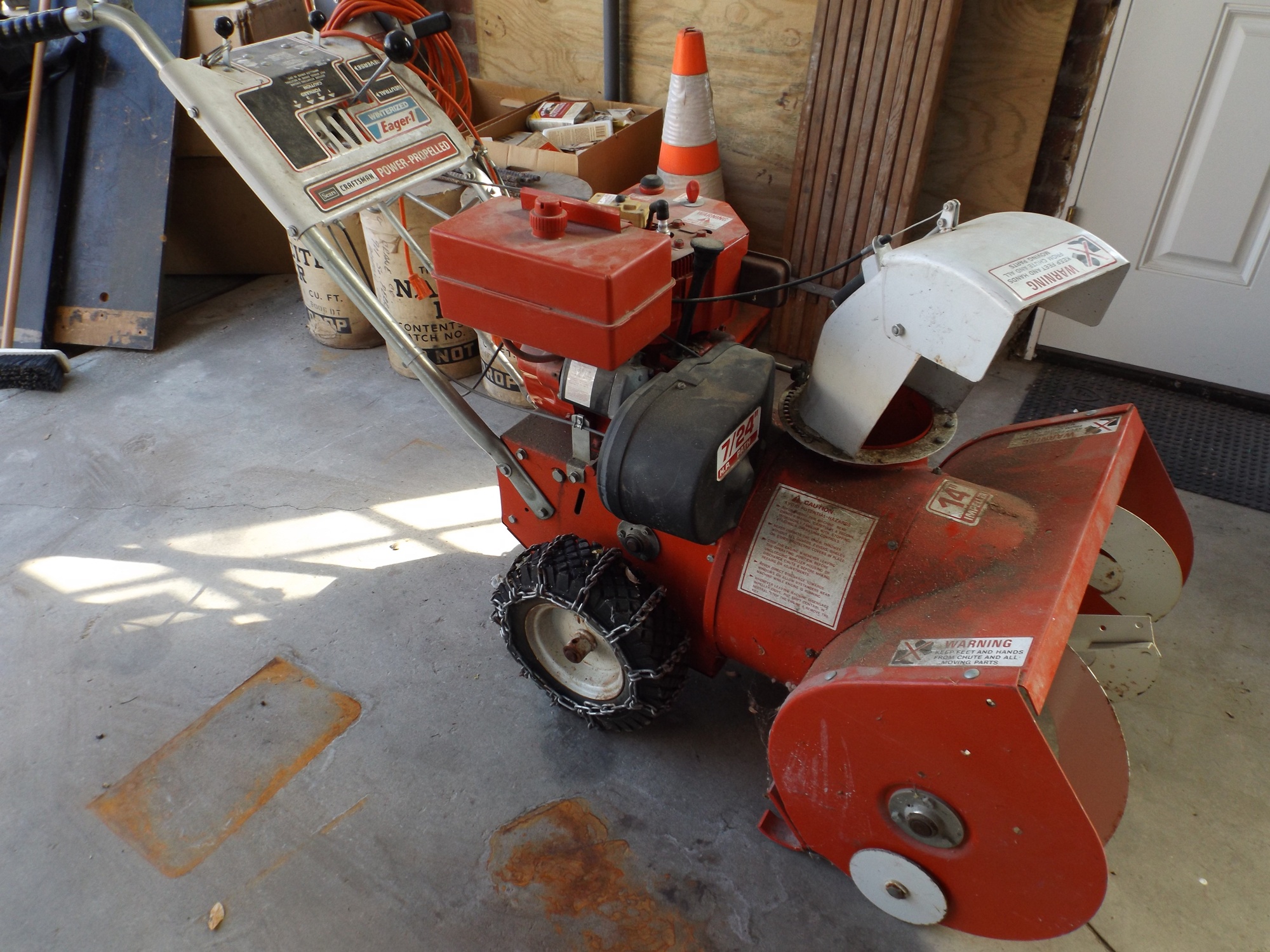 Craftsman 7 HP 24" Path Snow Blower EBTH