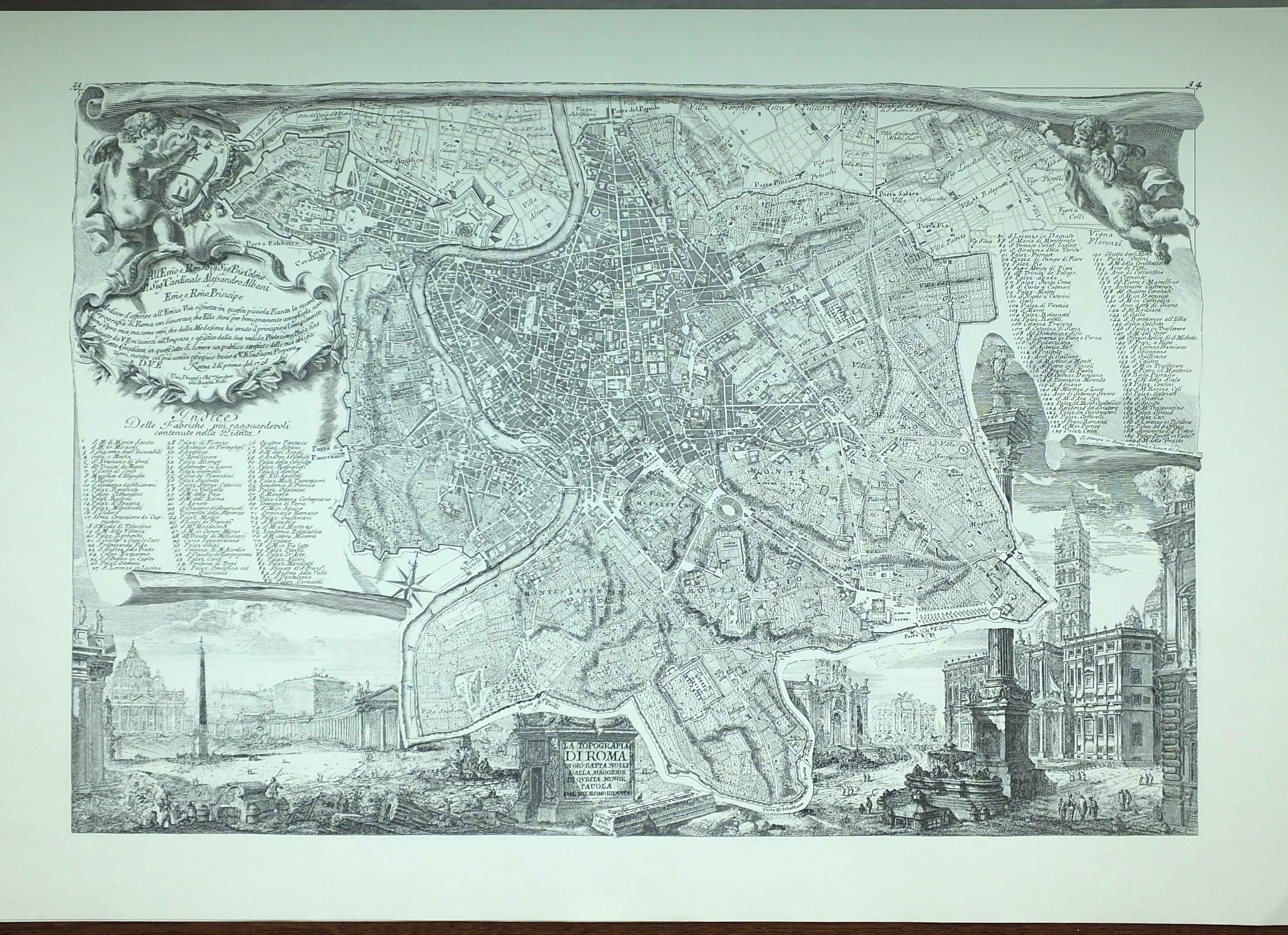 Twelve Sections Of Giambattista Nolli Map Of Rome EBTH   DSCF0024 