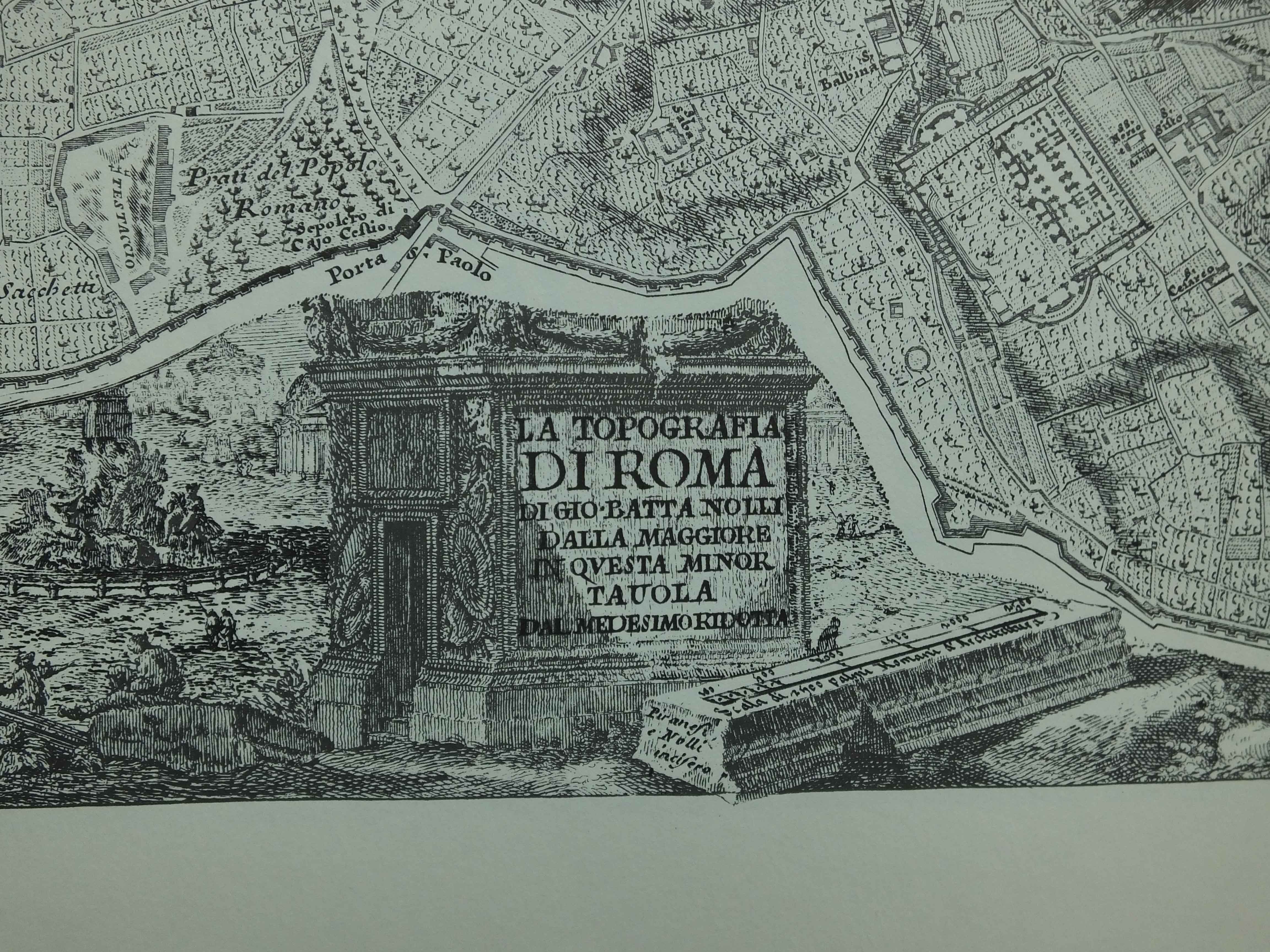 Twelve Sections Of Giambattista Nolli Map Of Rome EBTH   DSCF0026 