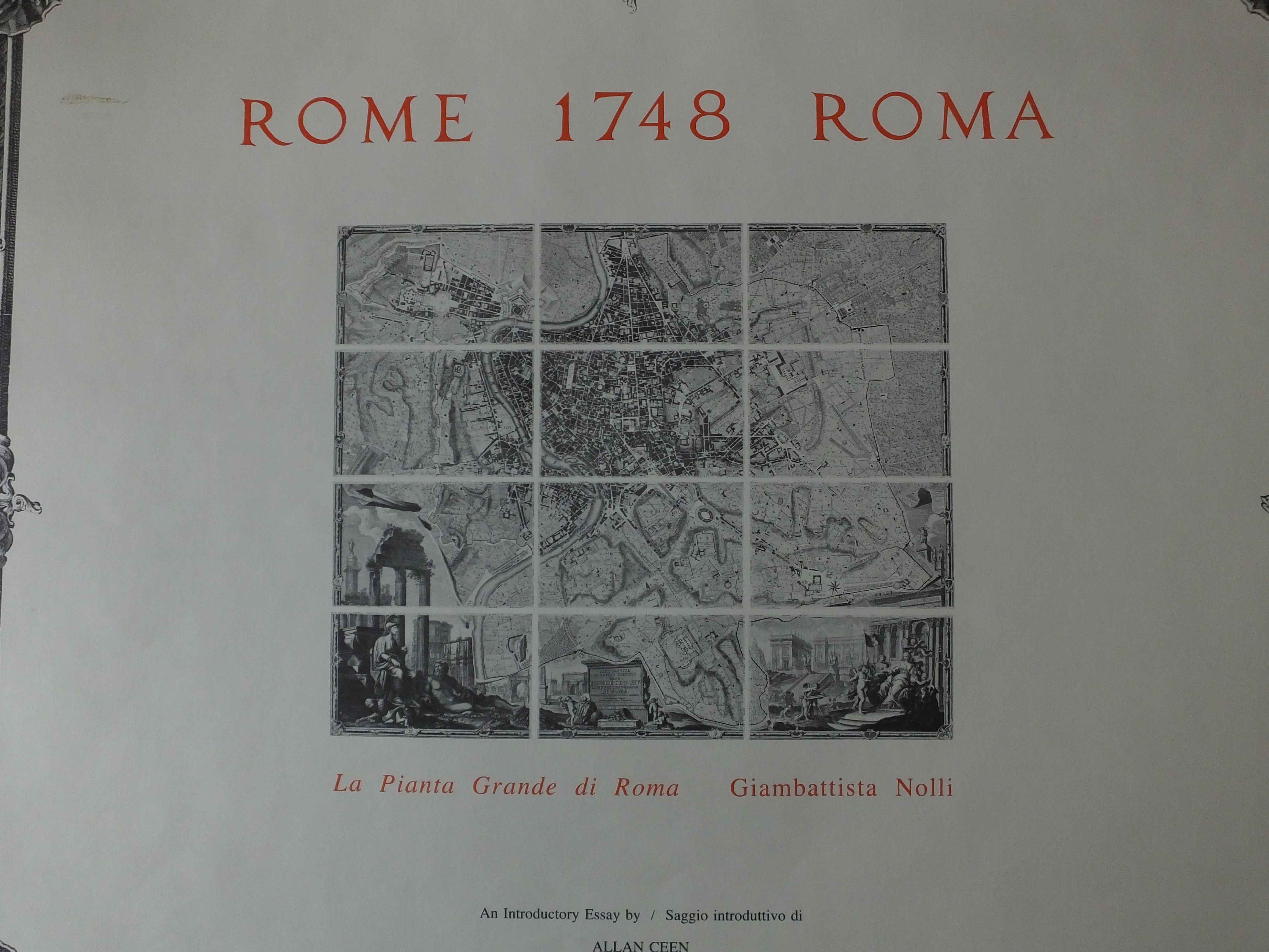 Twelve Sections Of Giambattista Nolli Map Of Rome EBTH   DSCF0032 