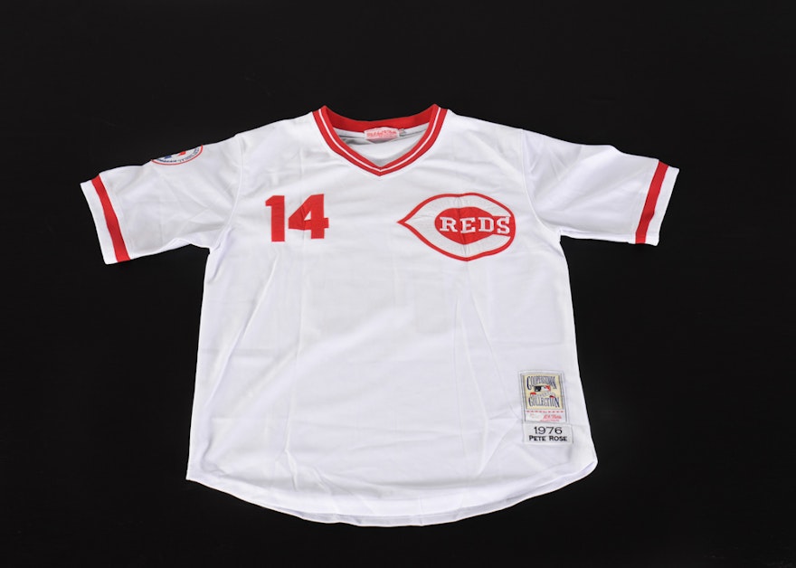 1976 Pete Rose Signed Replica Cincinnati Reds Baseball ...