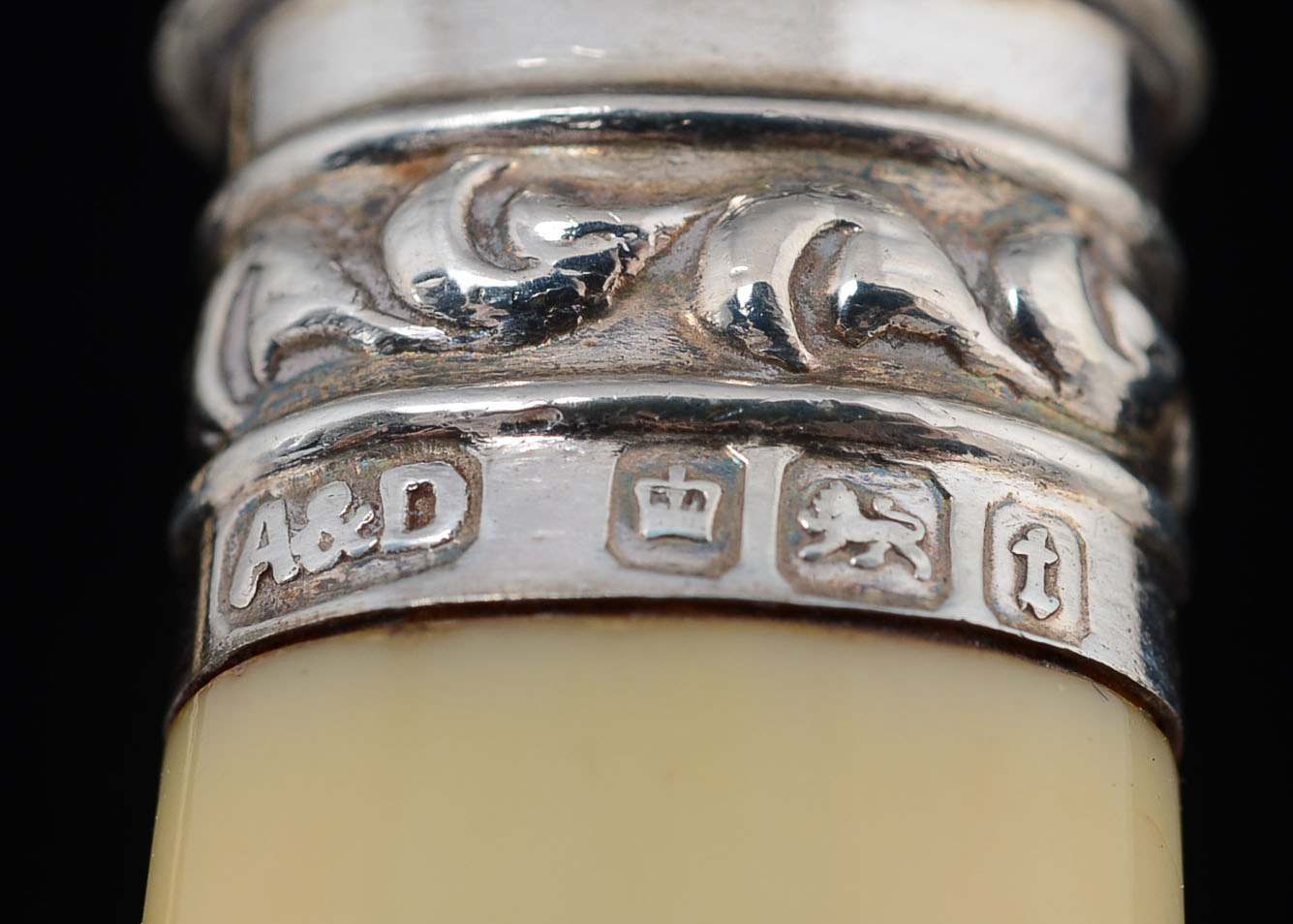 Allen Darwin Sterling and Ivory Handle Flatware EBTH