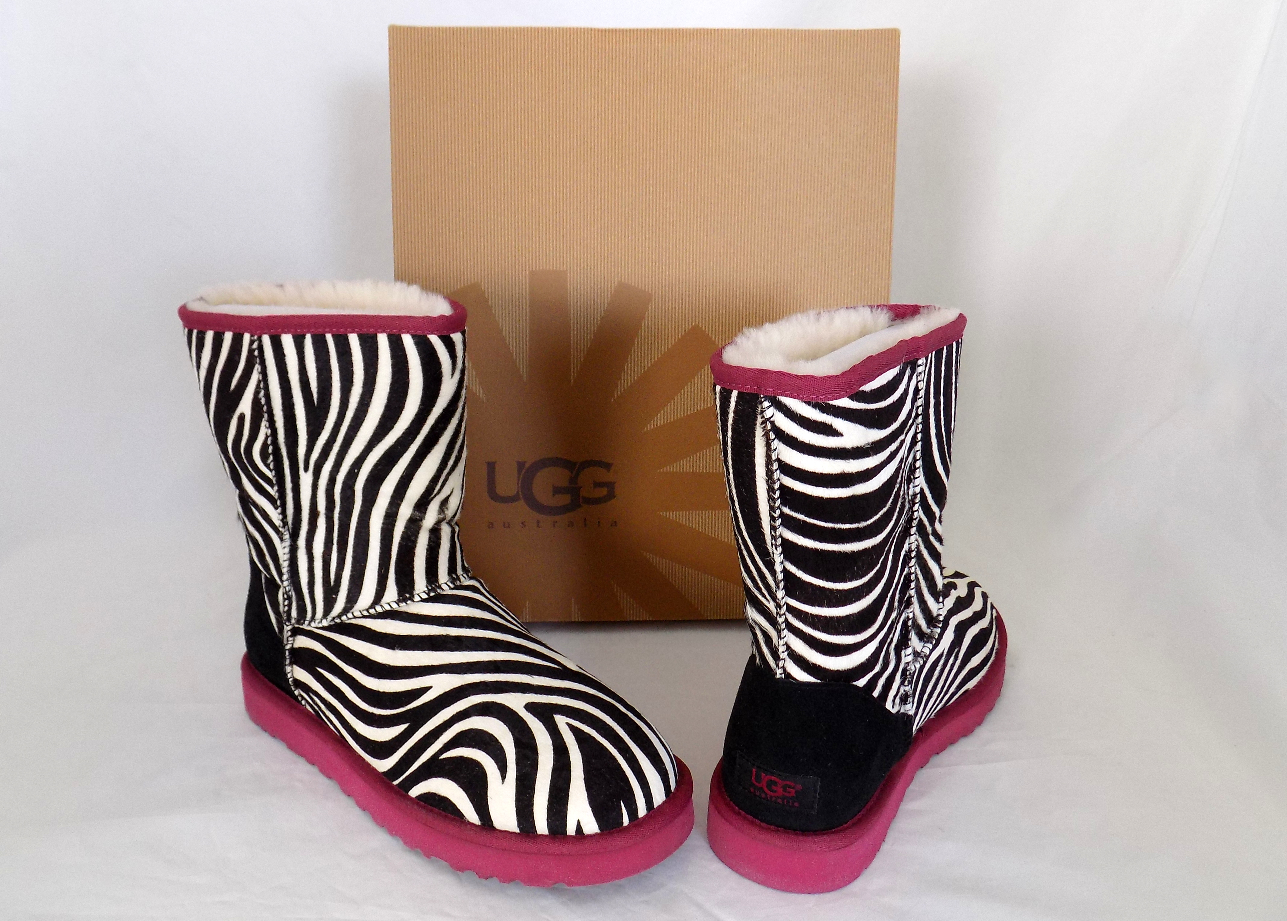 zebra print ugg boots