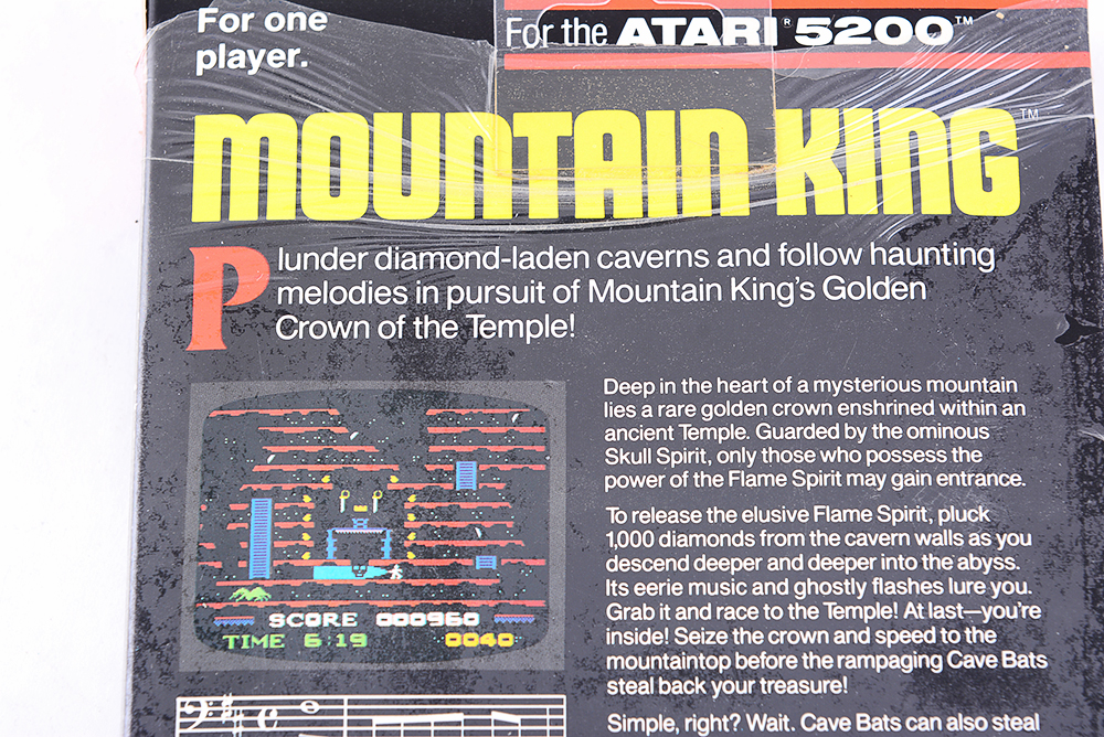 Jeu Vidéo MOUNTAIN KING Pour ATARI 400/800XL - Version Cassette 1983 - Testé
