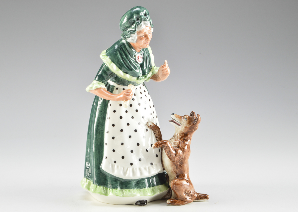 Circa 1963 Royal Doulton "Old Mother Hubbard" Figurine EBTH