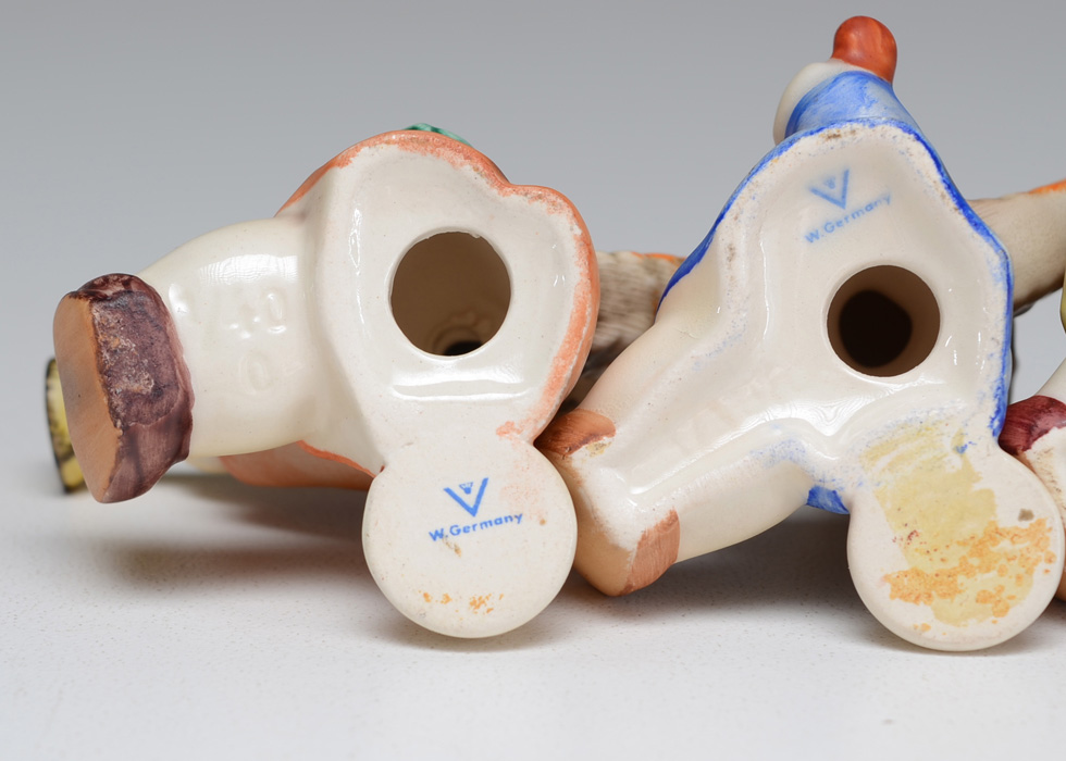 Vintage 1960s Hummel "Joyous News" Angel Candle Holders EBTH