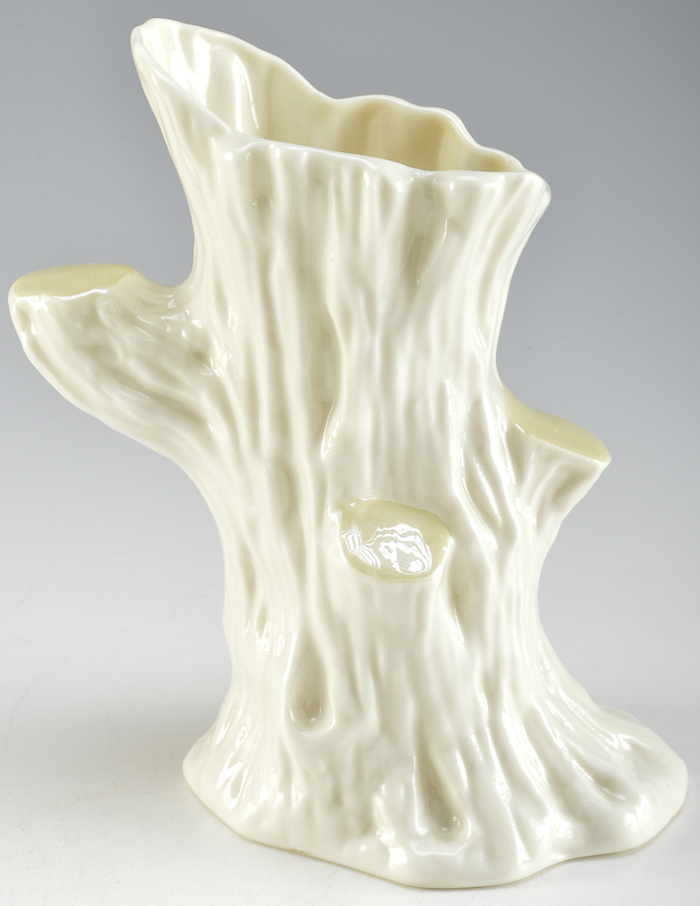 Irish Belleek Tree Trunk Vase EBTH
