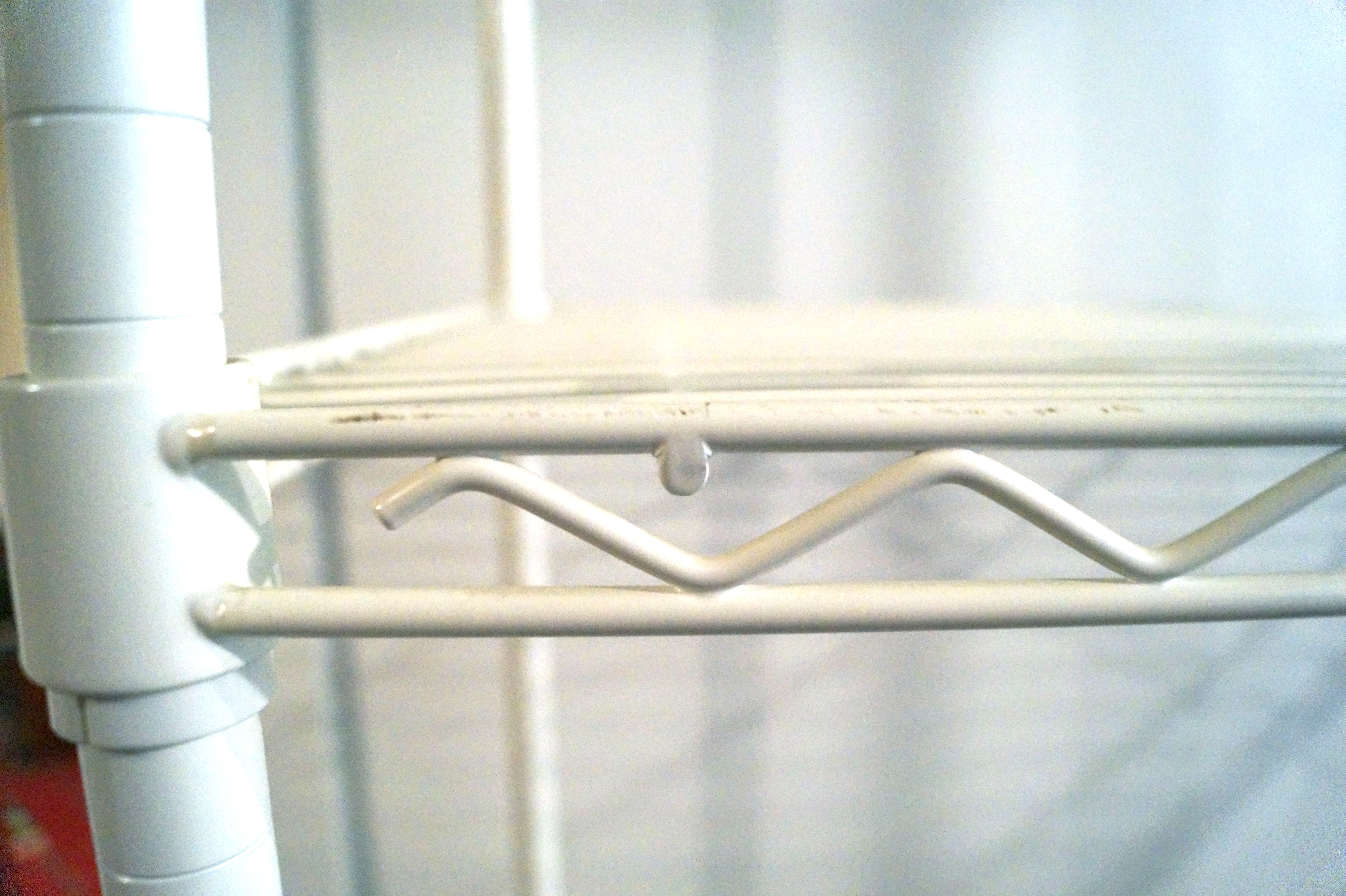 Large Decorative White Wire Shelving Unit EBTH