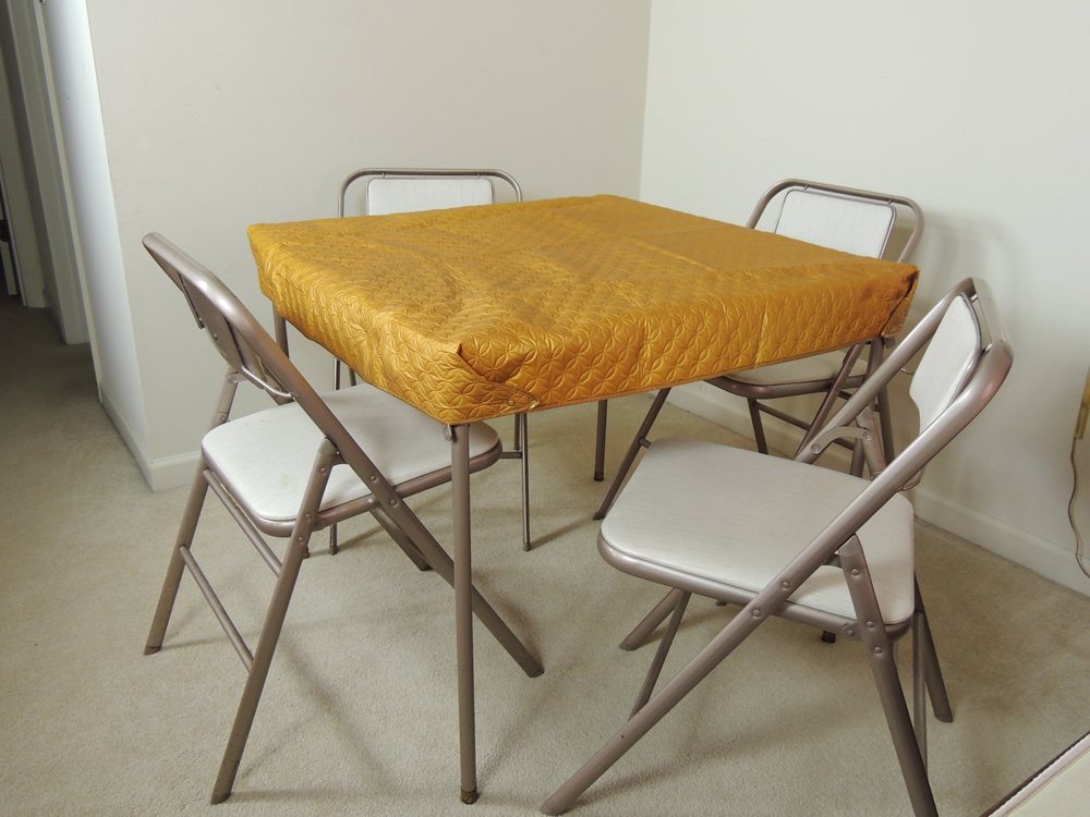Samsonite Folding Card Table and Chairs EBTH