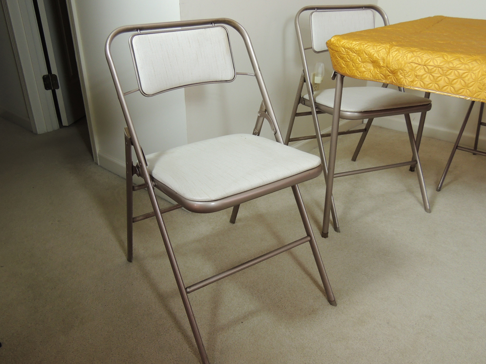 Samsonite Folding Card Table and Chairs EBTH