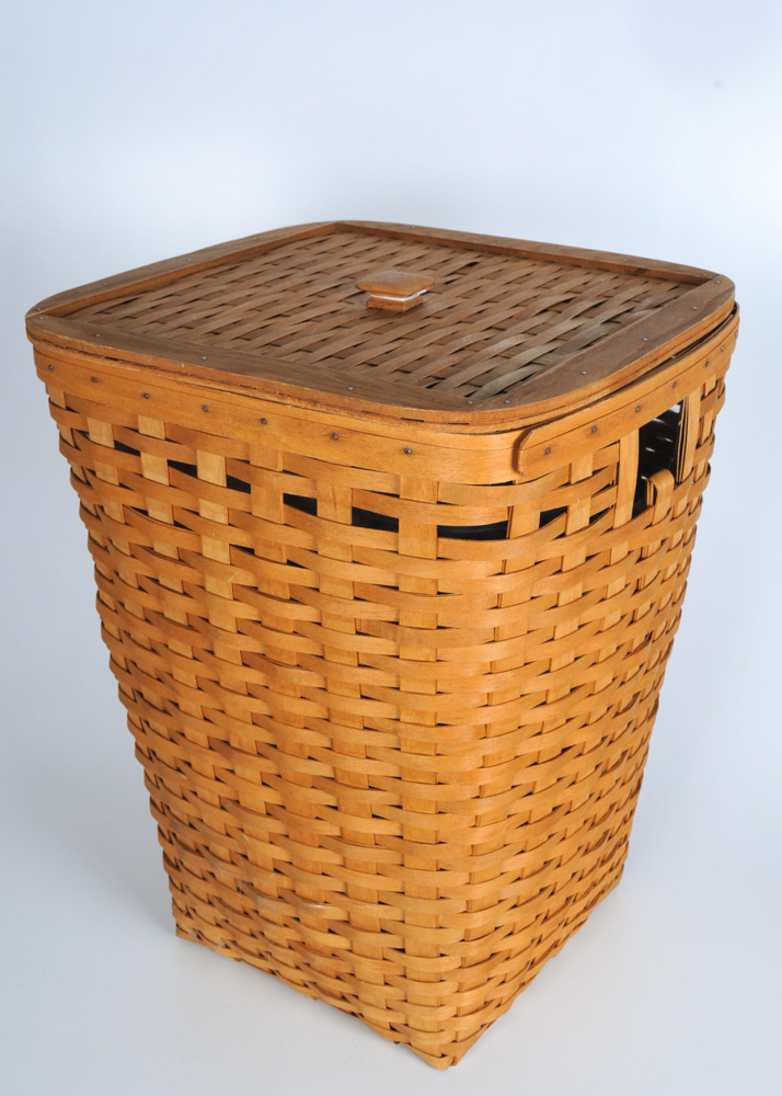 Longaberger Hamper Basket with Liner EBTH