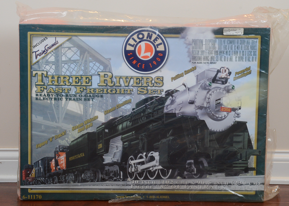 lionel three rivers fast freight set