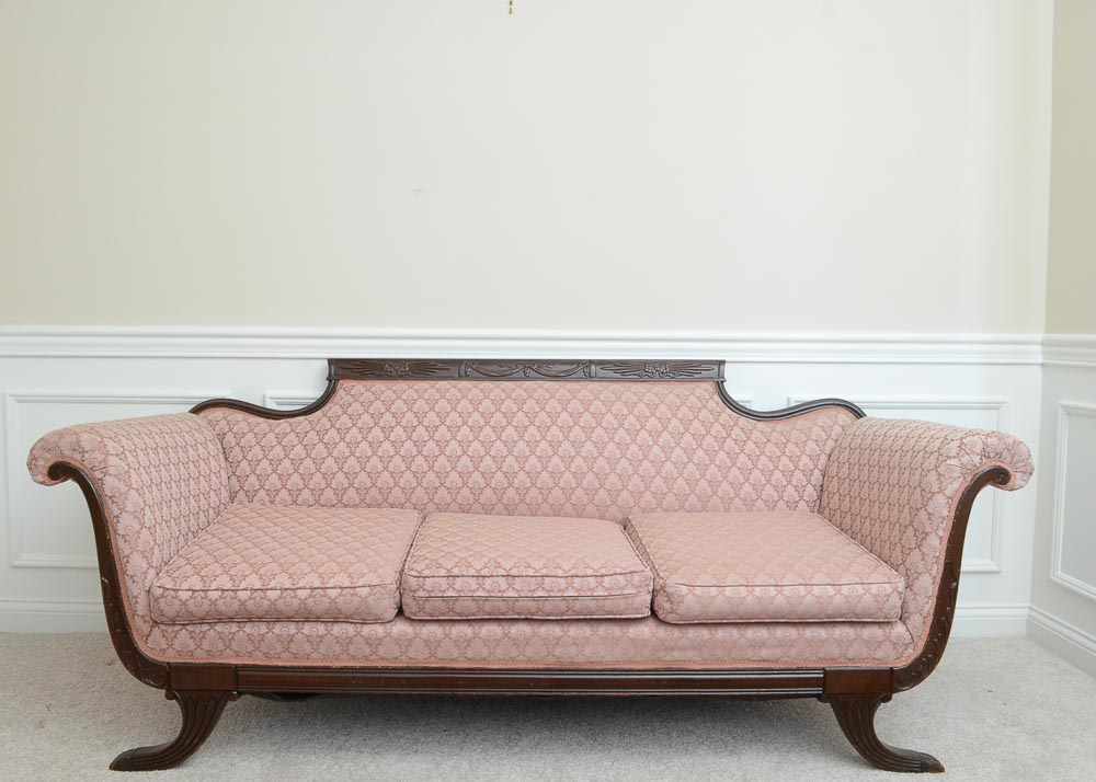 Duncan Phyfe Style Sofa EBTH