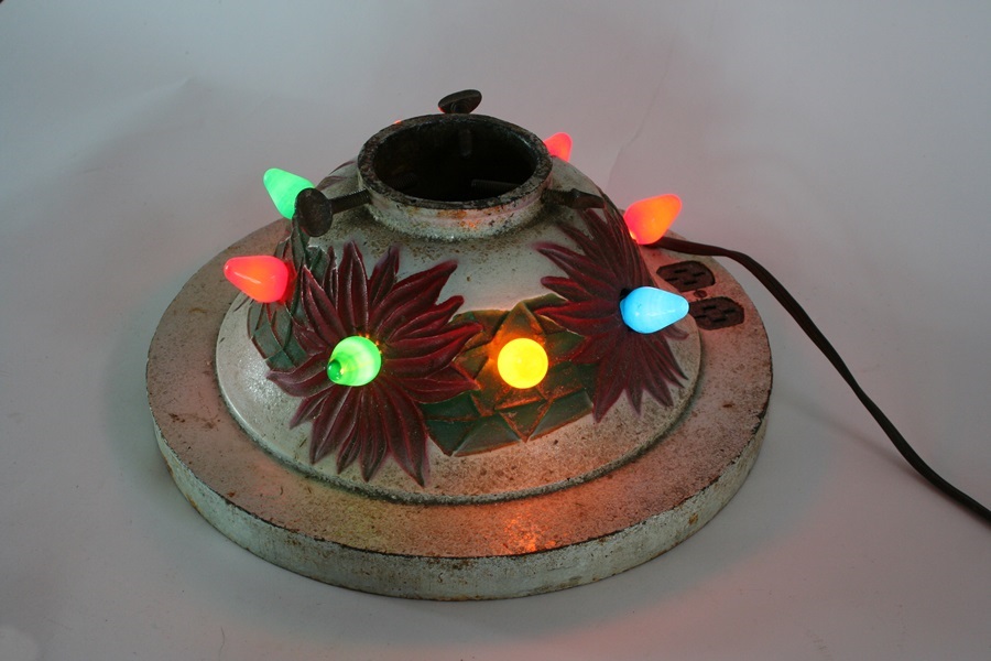 Antique Cast Iron Christmas Tree Stand EBTH