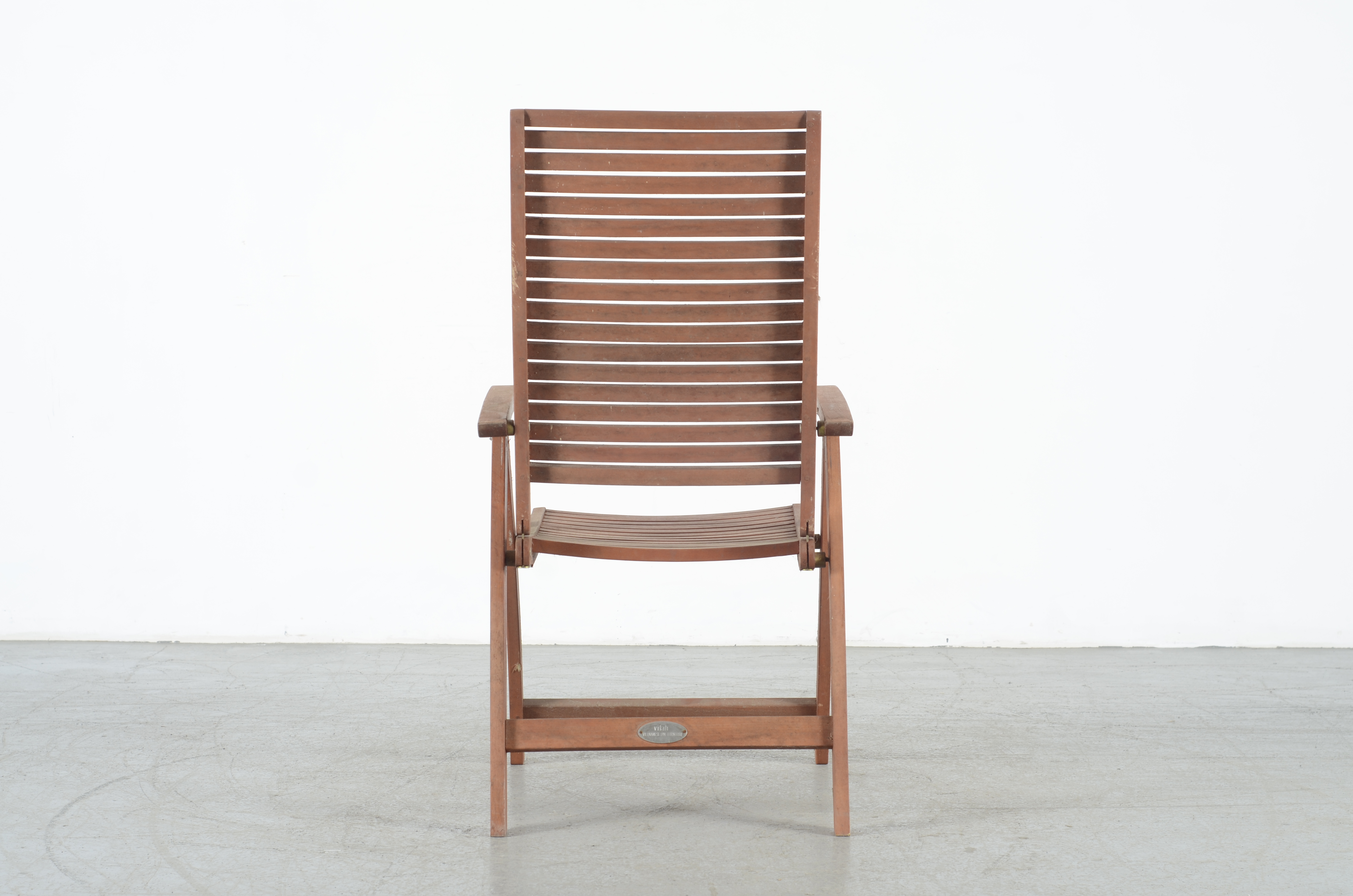 Two Eucalyptus Wood Deck Chairs EBTH