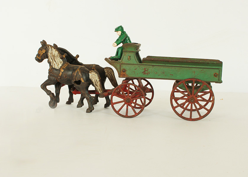 Vintage Horse and Buggy Cast Iron Toy EBTH