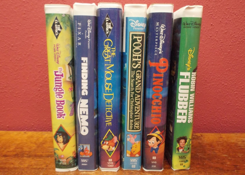 Six Disney VHS Cassette Tape Movies EBTH
