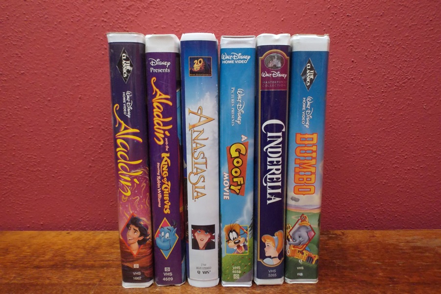 Six Disney VHS Cassette Tape Movies EBTH