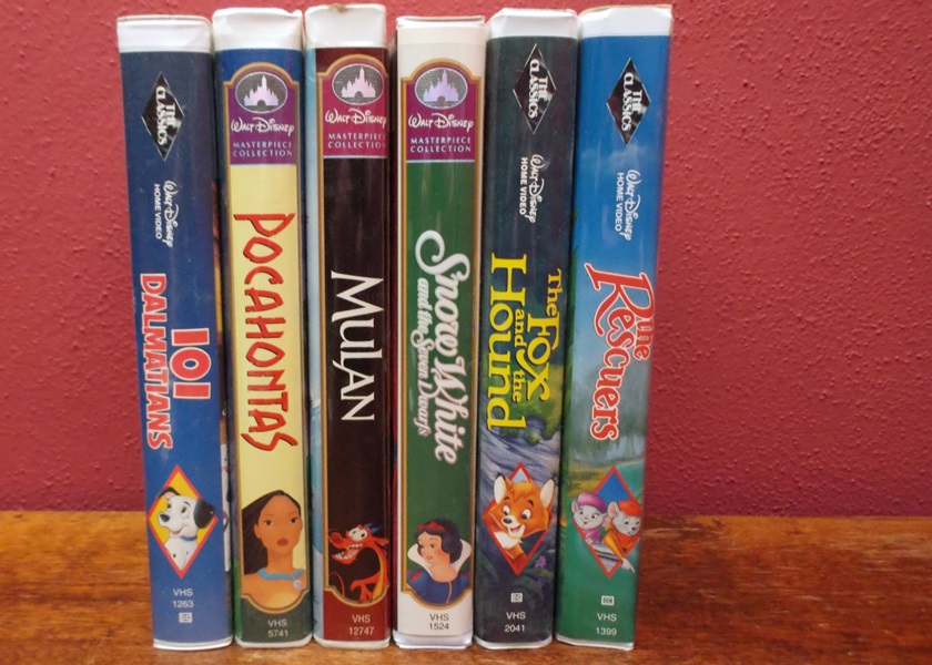 Six Disney VHS Cassette Tape Movies EBTH