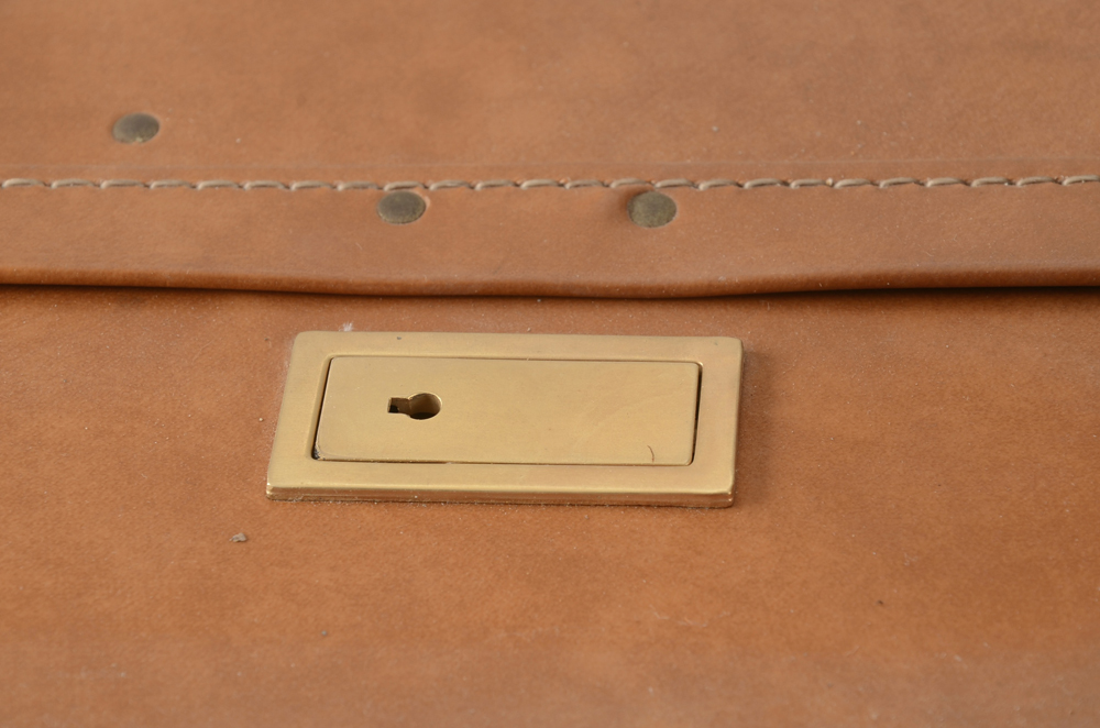 Vintage Hartmann Smooth Leather Luggage Case EBTH