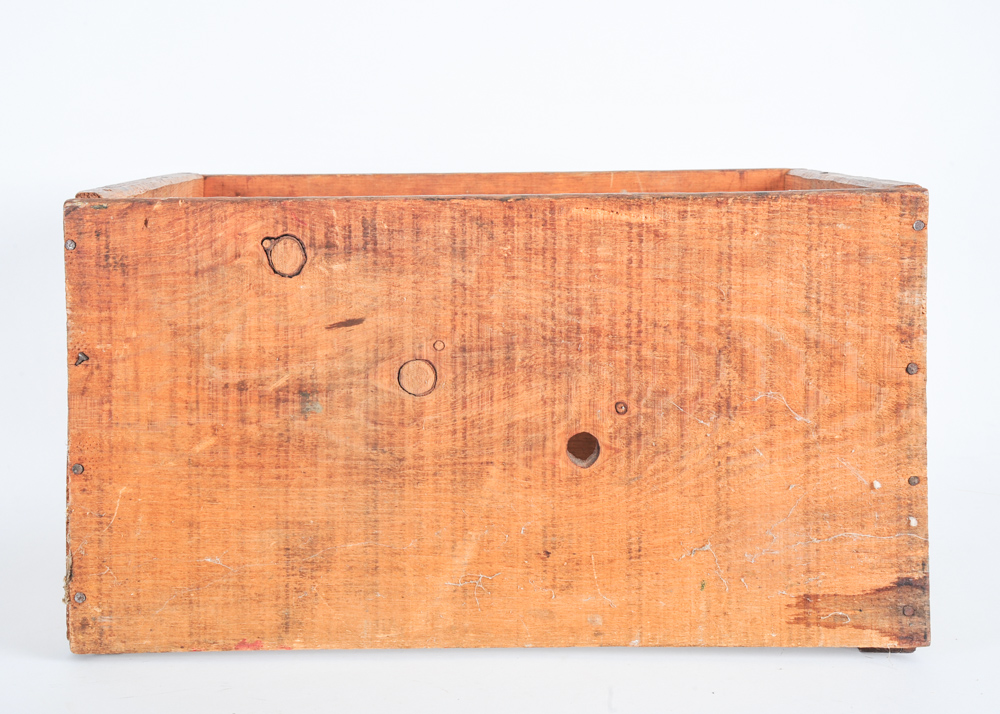 Wooden Apple Box EBTH