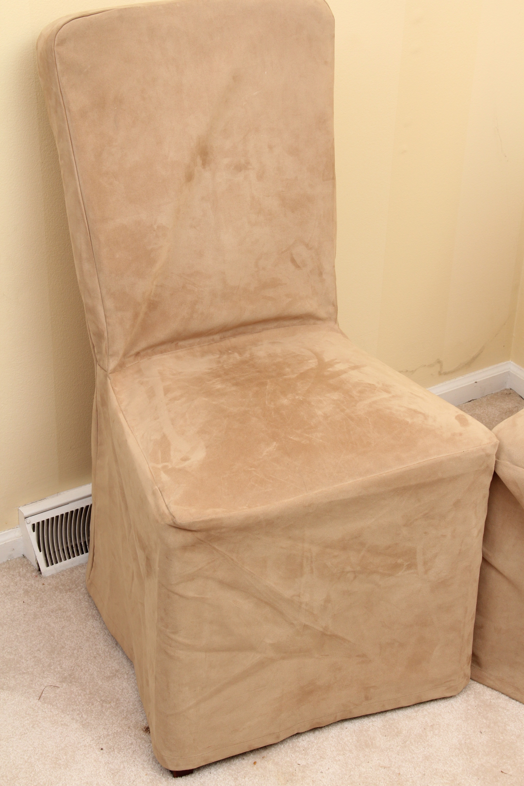 Set of Two Pottery Barn "Megan" Chairs with Slipcovers EBTH