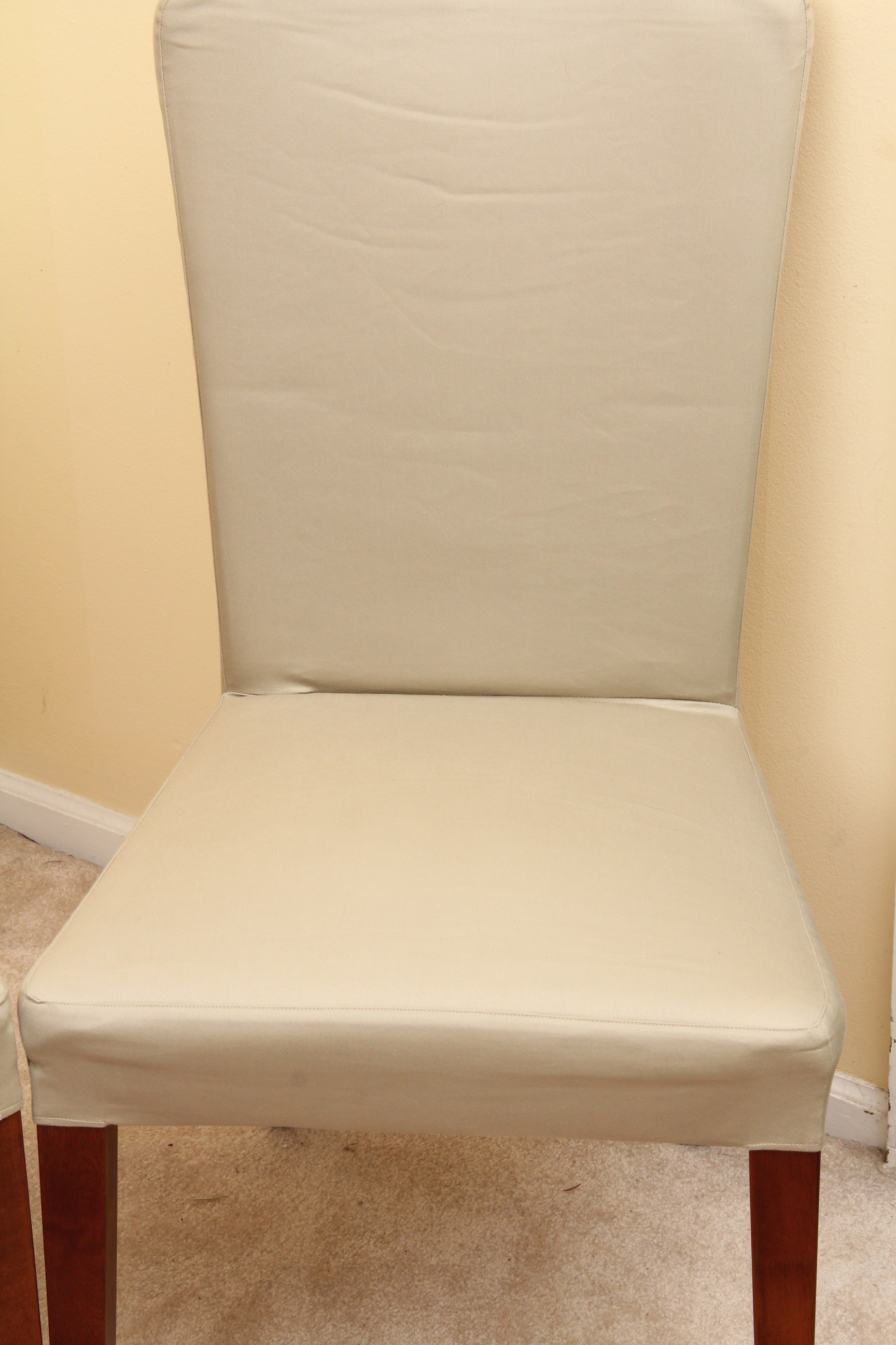 Set of Two Pottery Barn "Megan" Chairs with Slipcovers EBTH